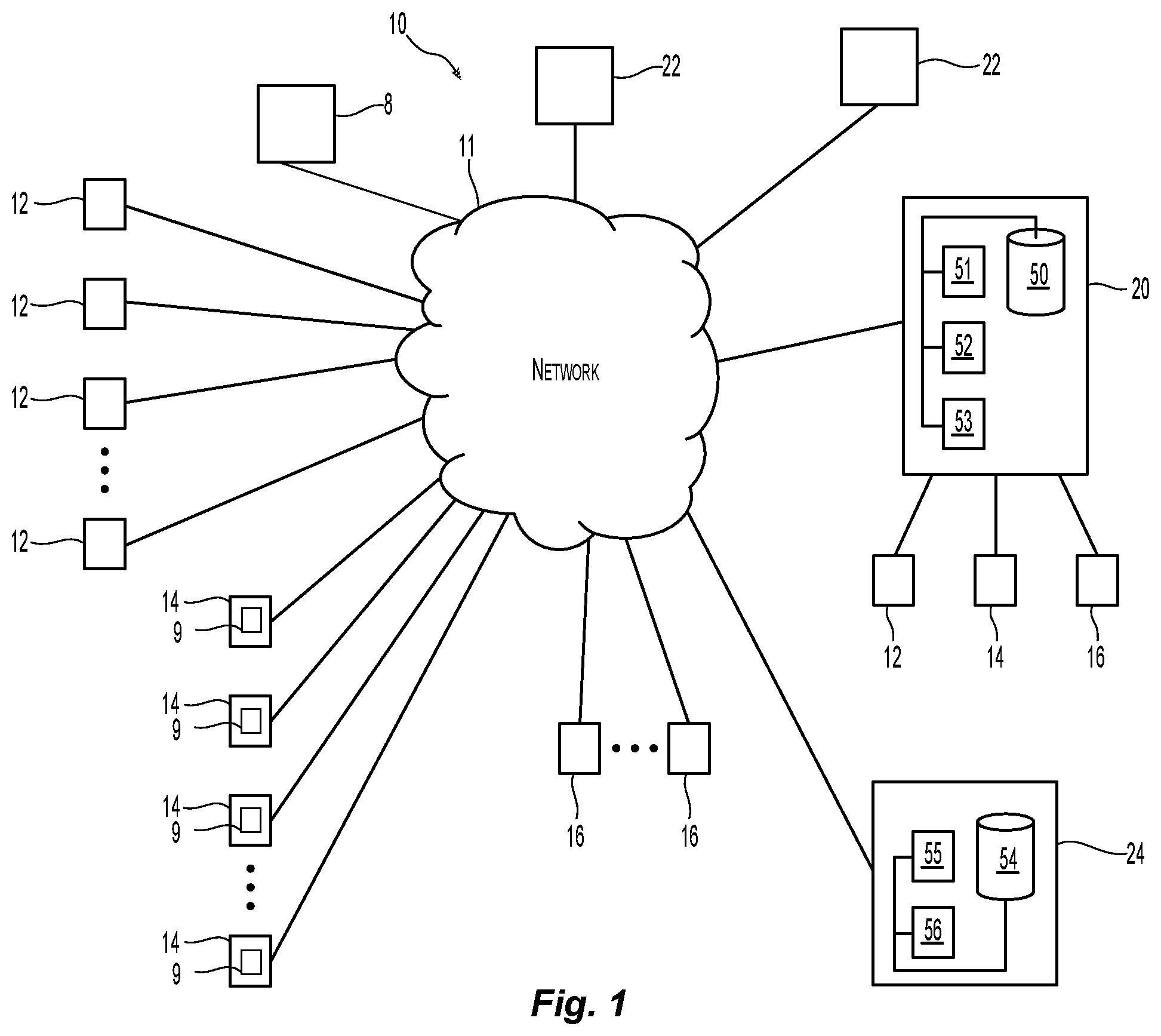 Patent US12333925 Figure 1 – Theft prediction and tracking system