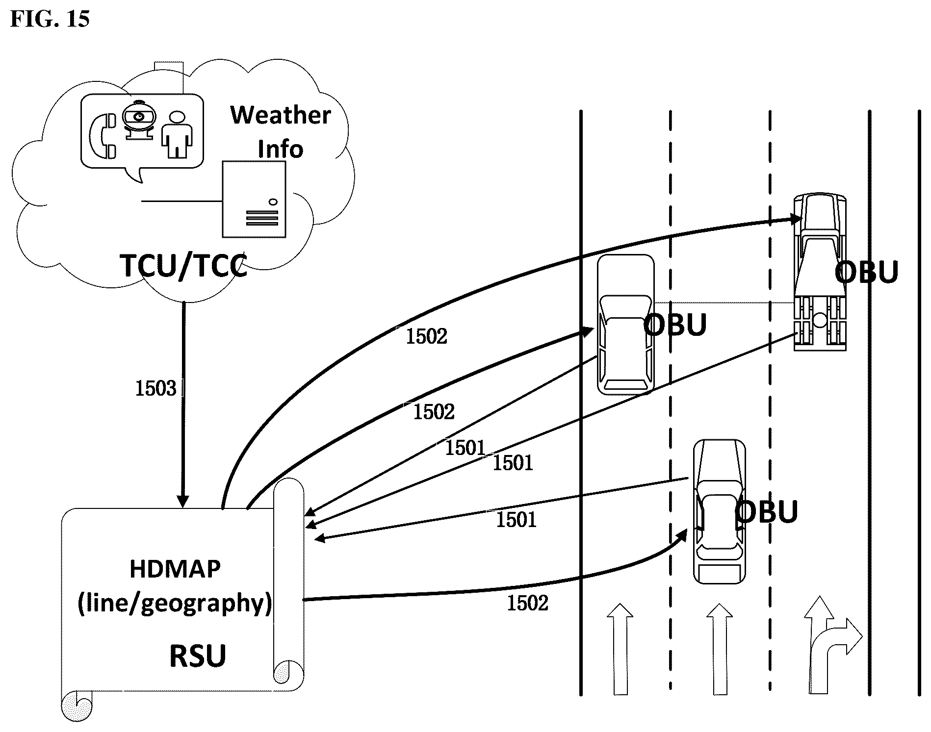Patent US12333932 Figure 15 – Roadside edge computing system for autonomous vehicles
