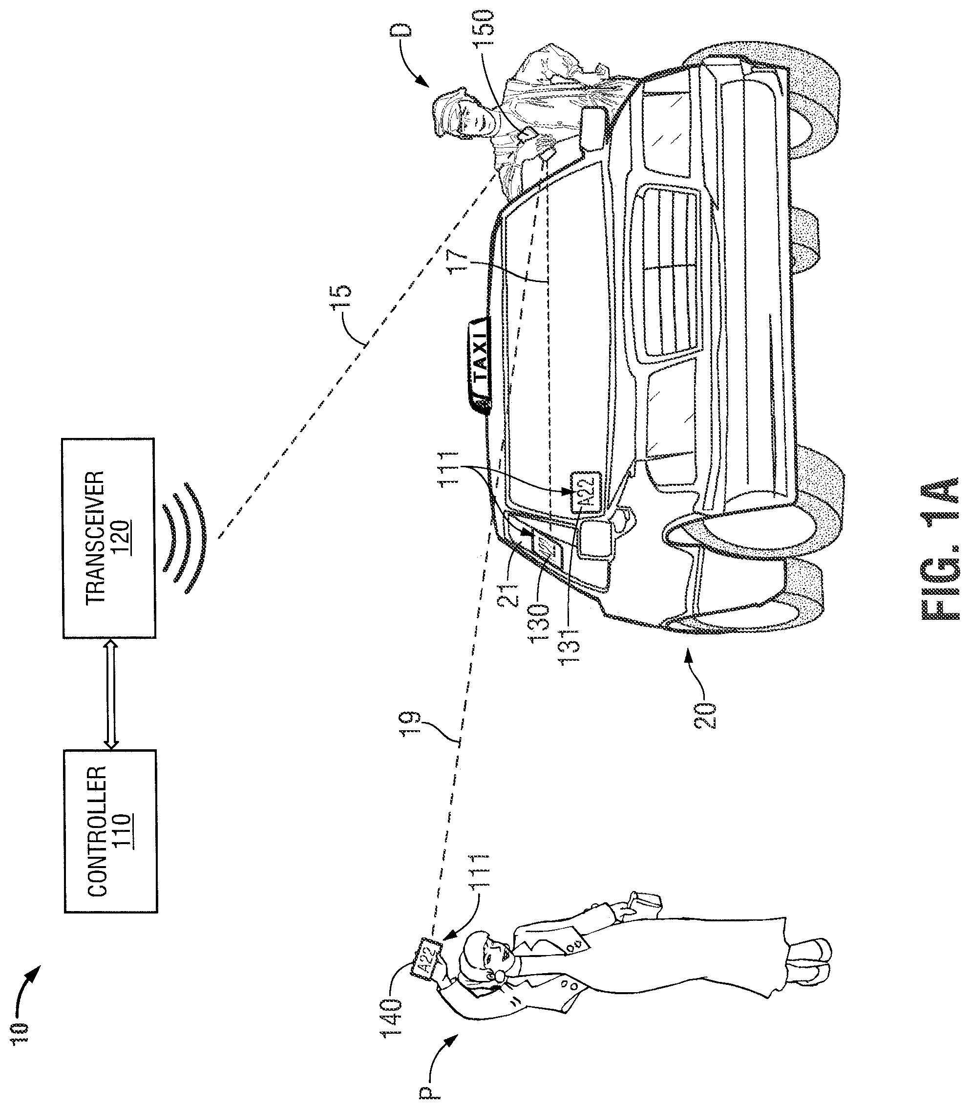 Patent US12333934 Figure 1 – Vehicle identification system