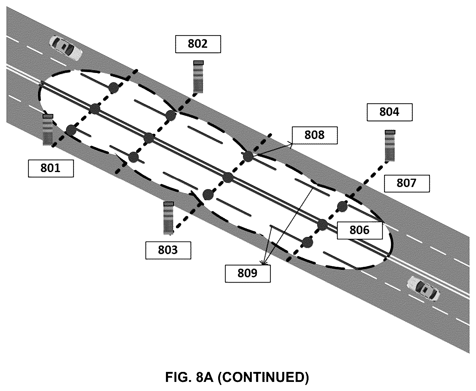 Patent US12333935 Figure 11 – Connected reference marker system