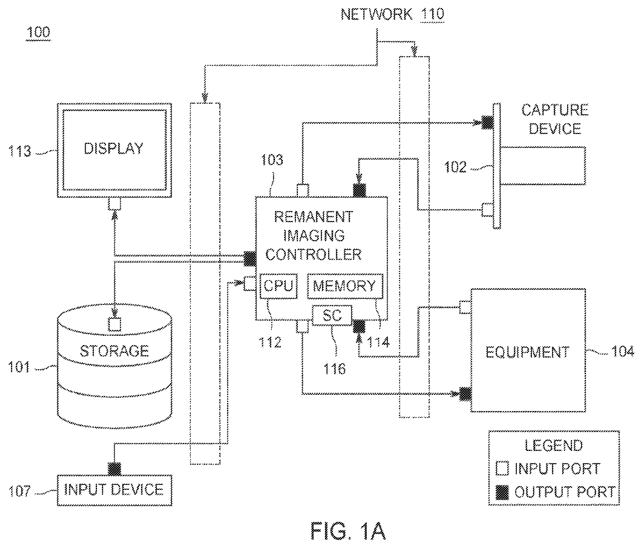 Patent US12333942 Figure 1 – Method and apparatus for remanent imaging control