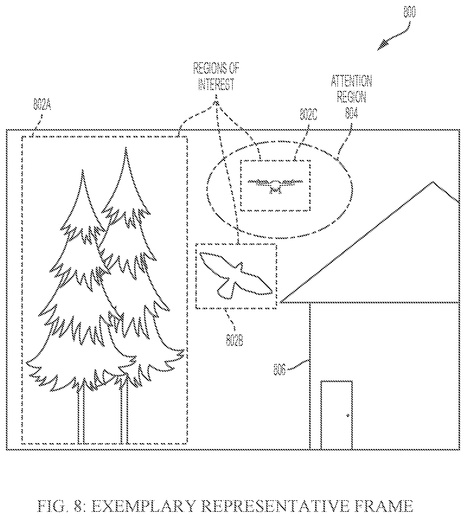 Patent US12333947 Figure 8 – Systems, methods, apparatuses, and devices for identifying, tracking, and managing unmanned aerial vehicles