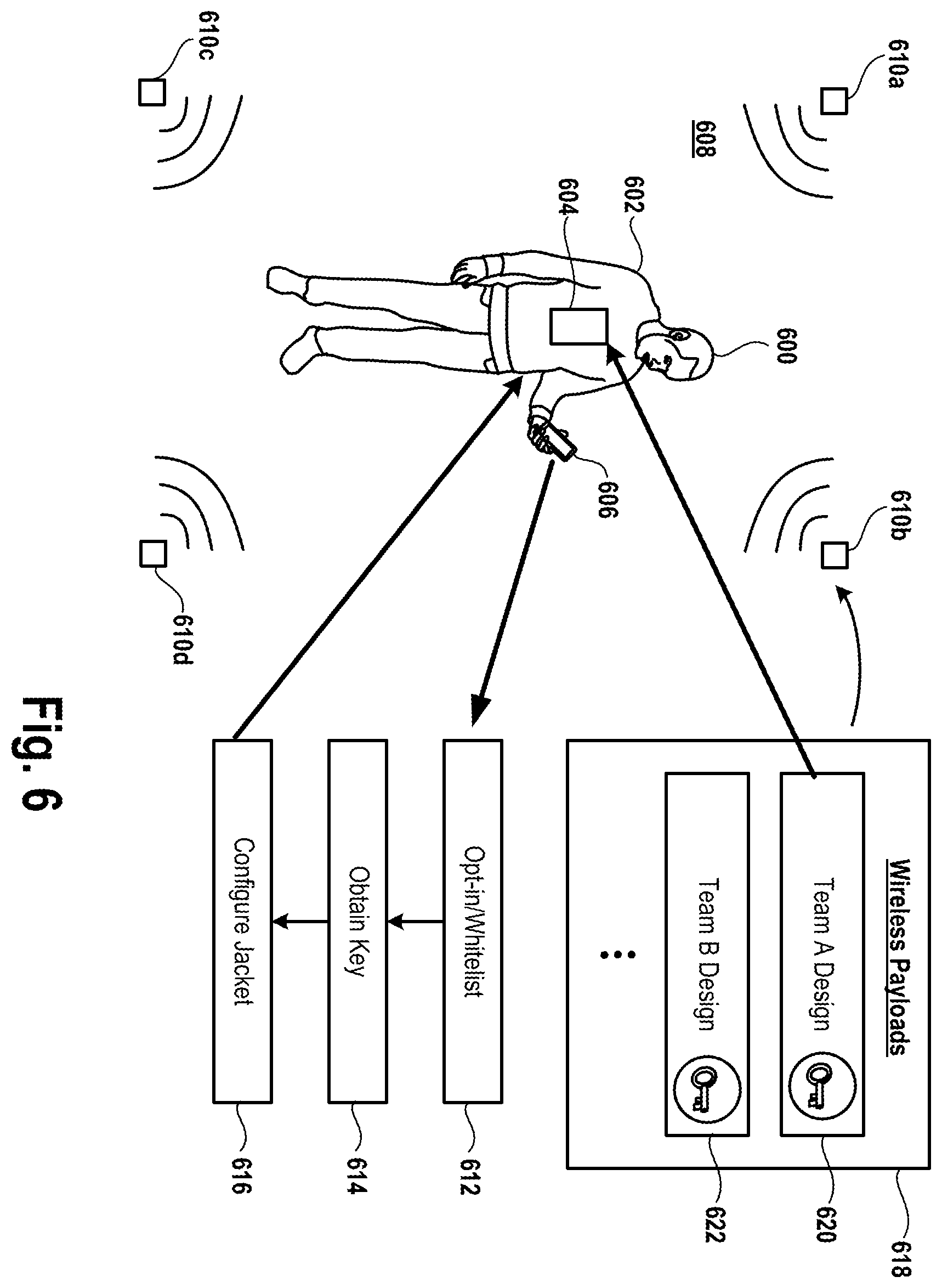 Patent US12333966 Figure 6 – Merchandise with flexible display and detachable component