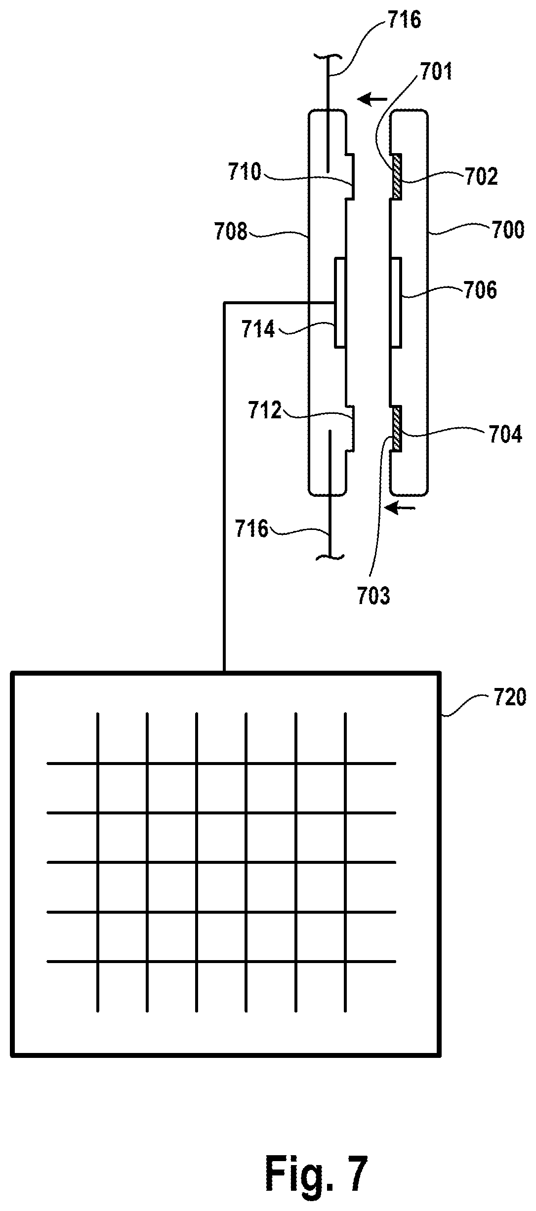 Patent US12333966 Figure 7 – Merchandise with flexible display and detachable component