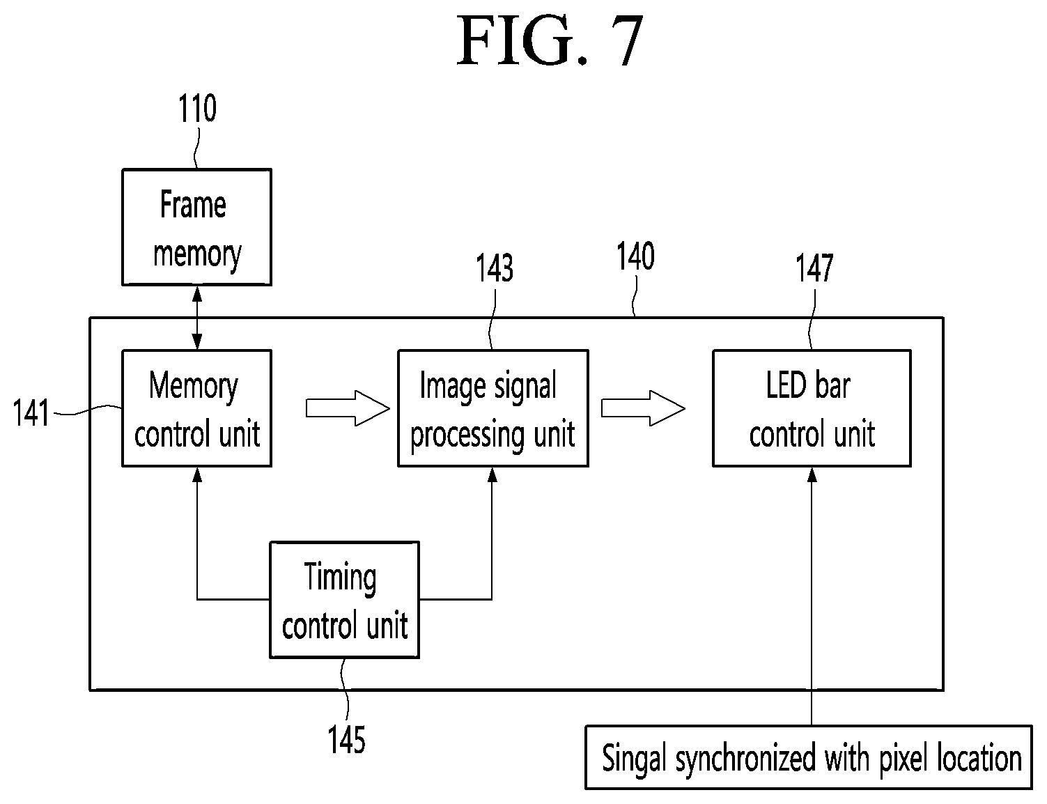 Patent US12333968 Figure 7 – Display device