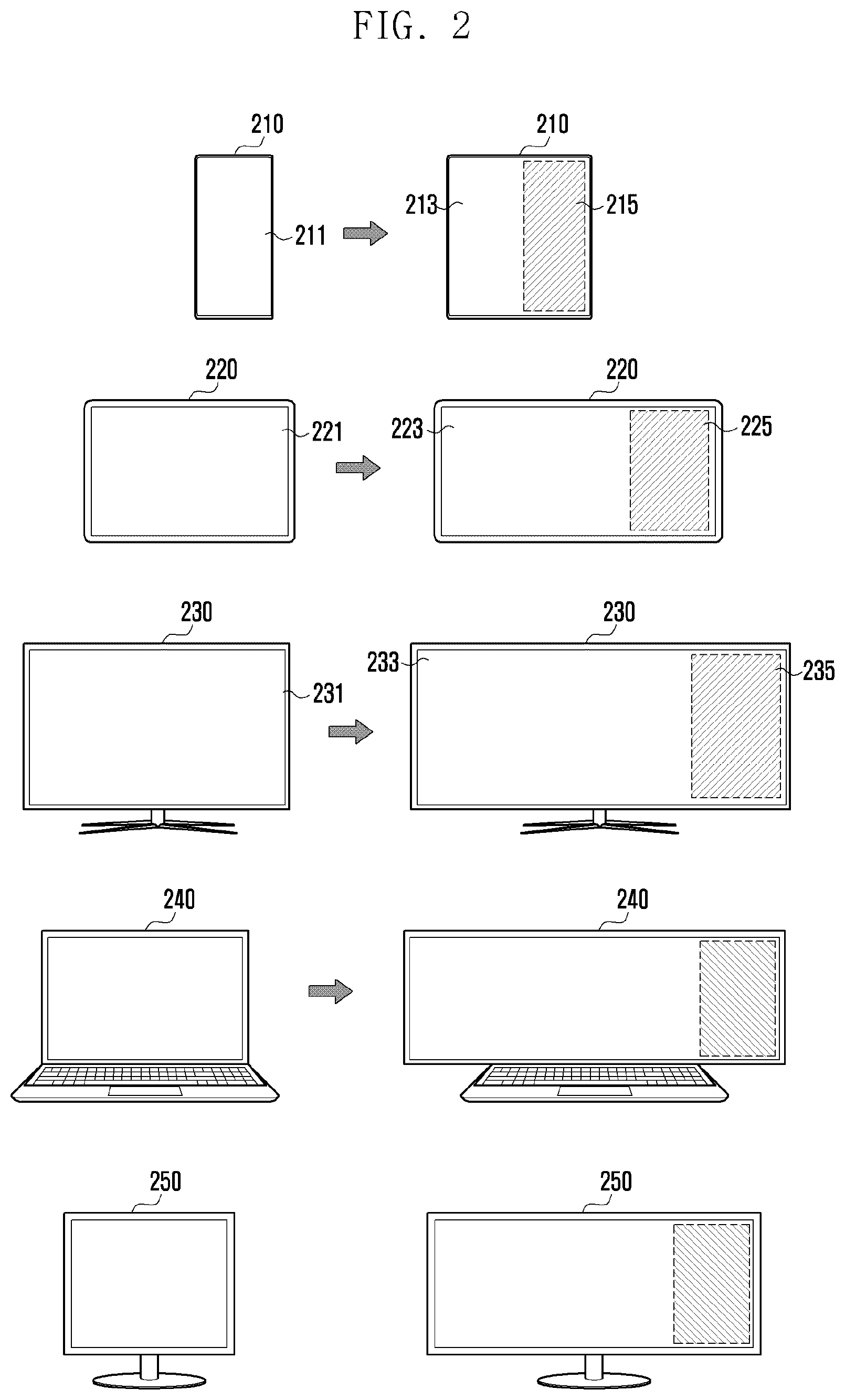 Patent US12333974 Figure 2 – Electronic device including expandable display and content provision method