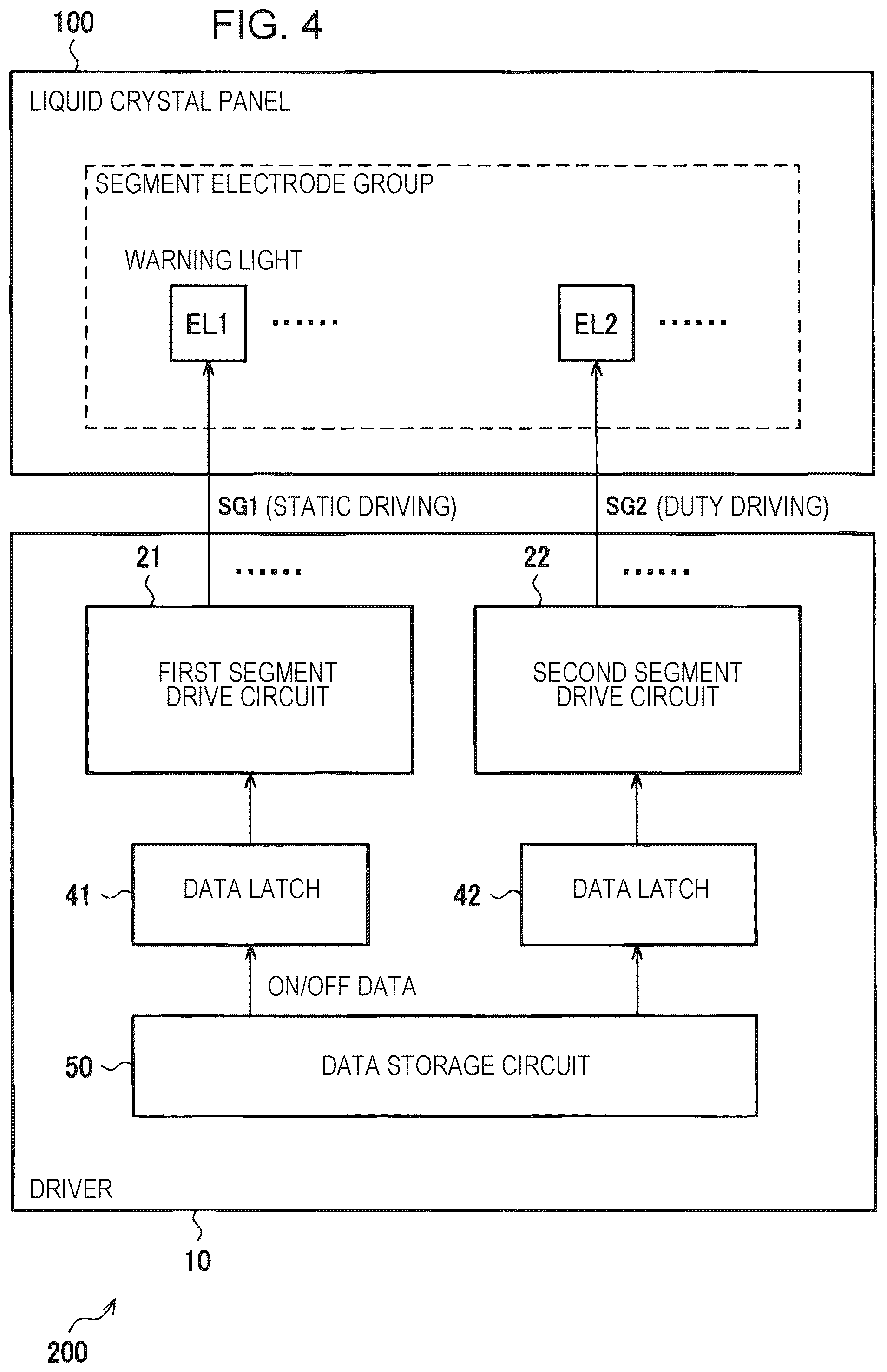 Patent US12333975 Figure 4 – Driver and electro-optical device