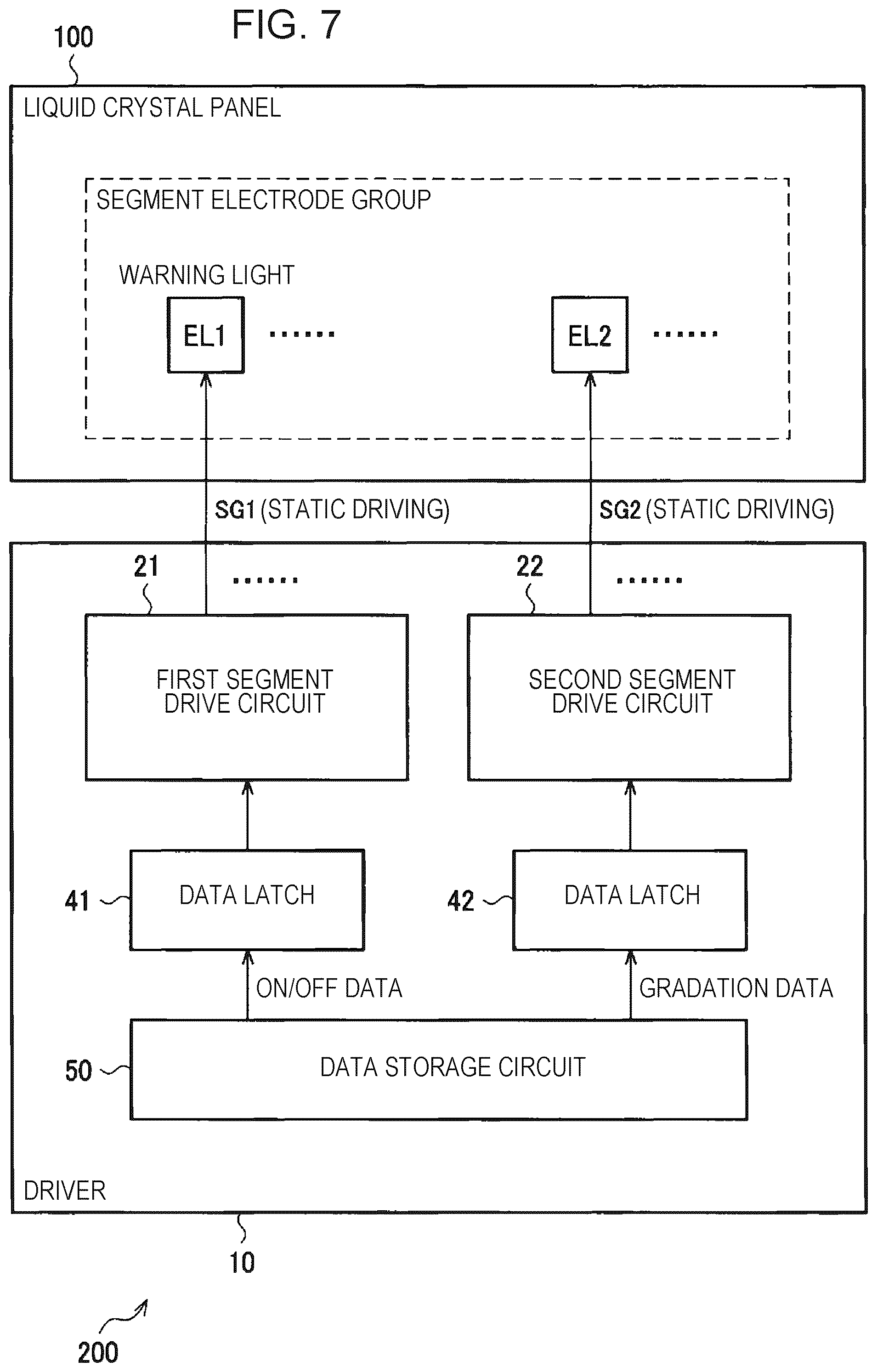 Patent US12333975 Figure 7 – Driver and electro-optical device