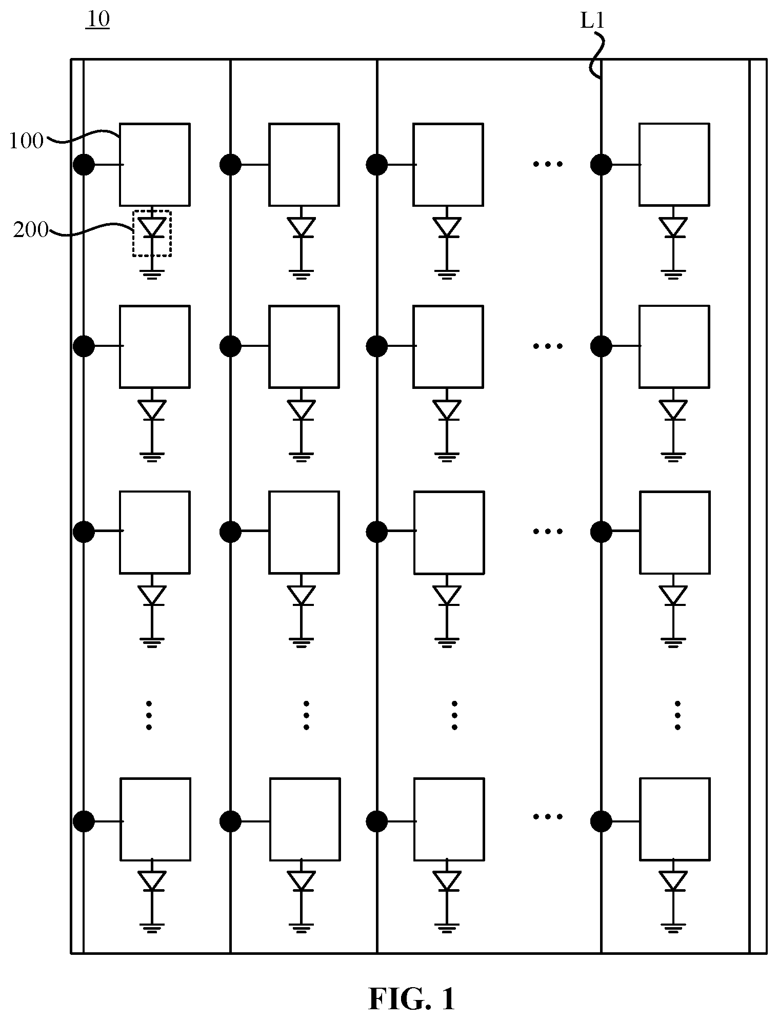 Patent US12333977 — Display panel and device with bias maintaining stage duration according to brightness — Figure 1