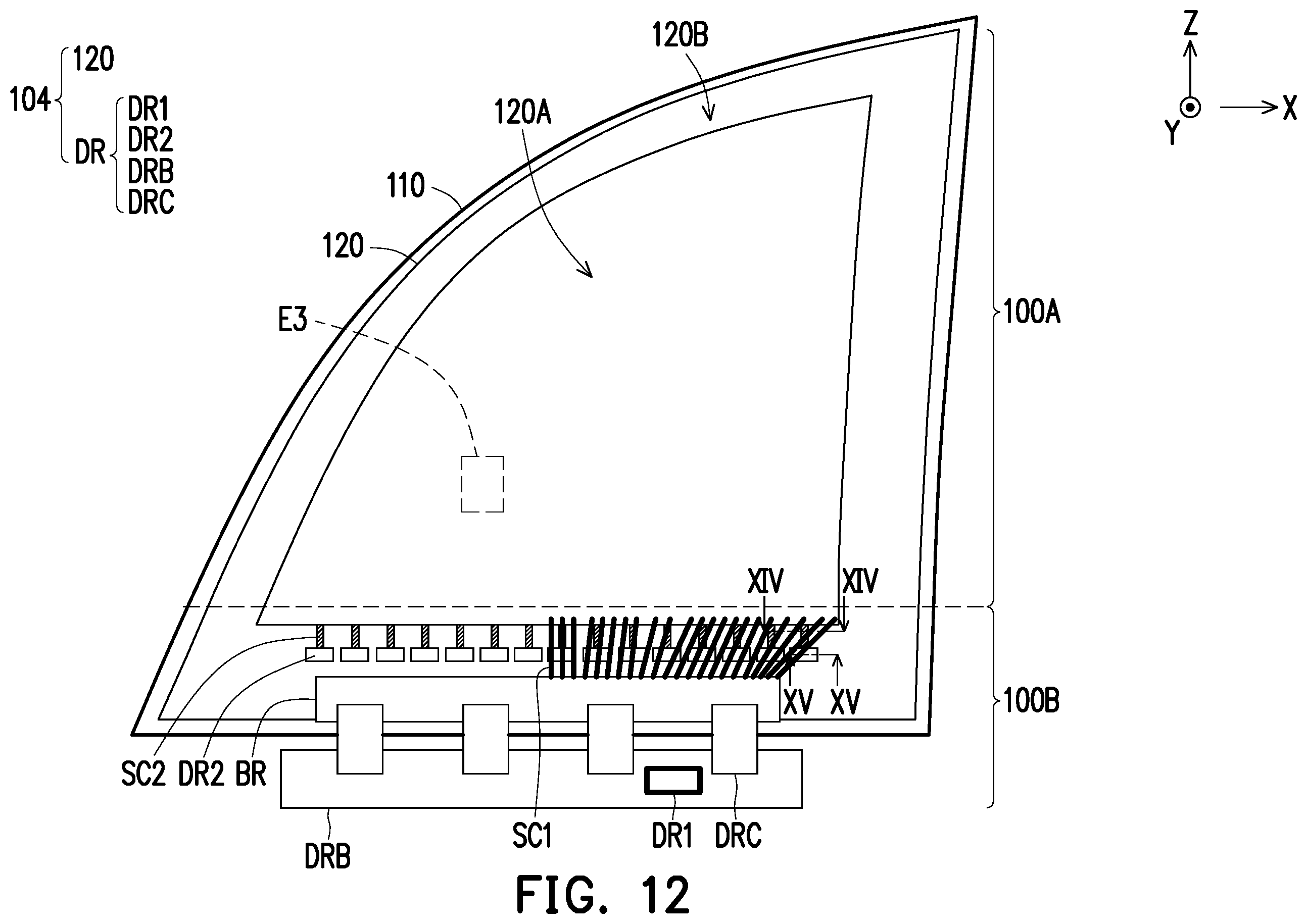 Patent US12333980 Figure 9 – Electronic device with transparent display device