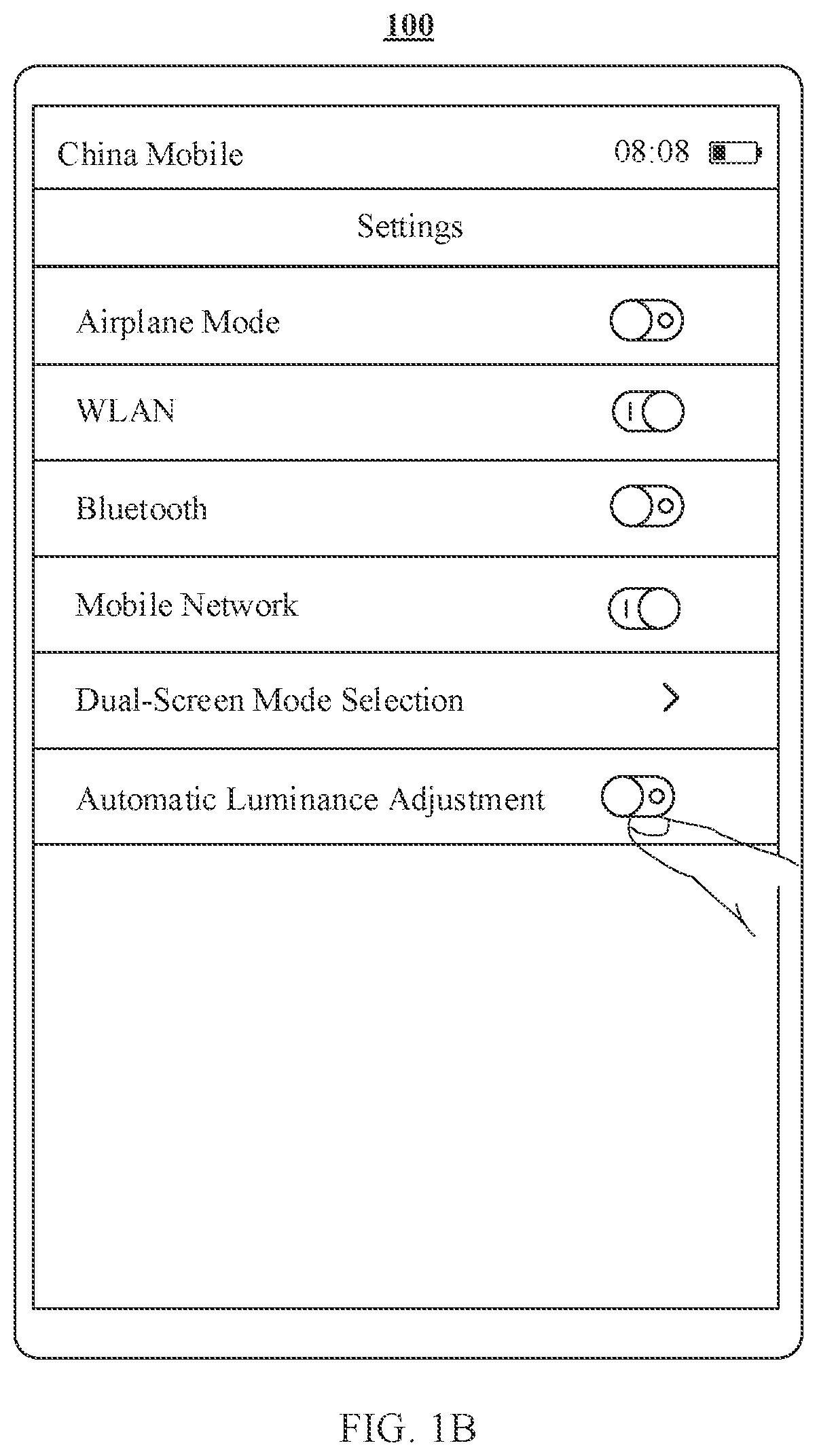 Patent US12333981 Figure 2 – Ambient light and proximity detection method, photographing method, and terminal