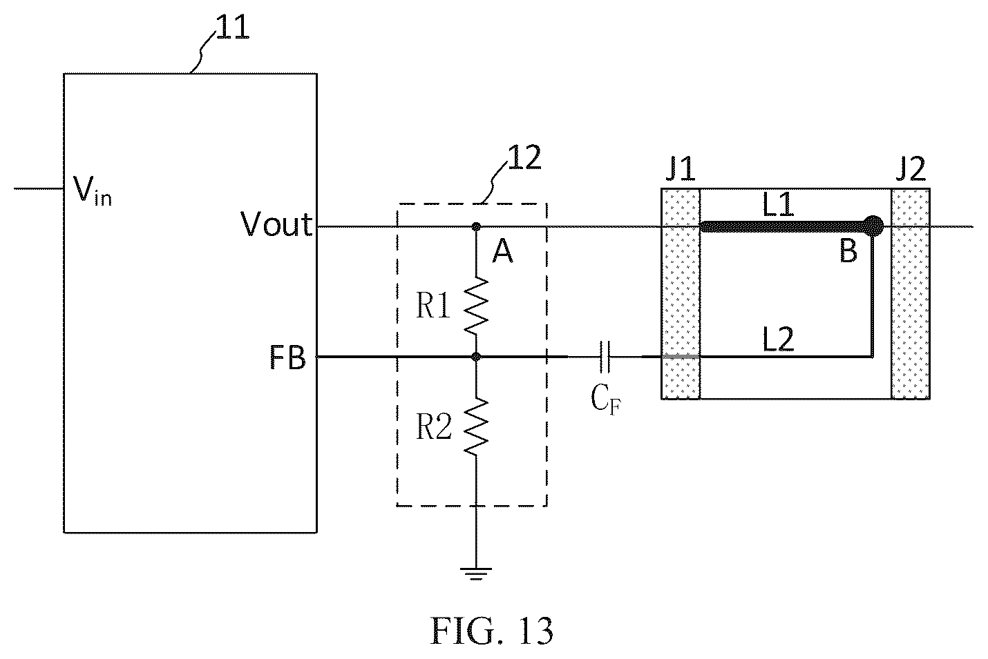 Patent US12333992 Figure 11 – Display device and voltage drop compensation circuit