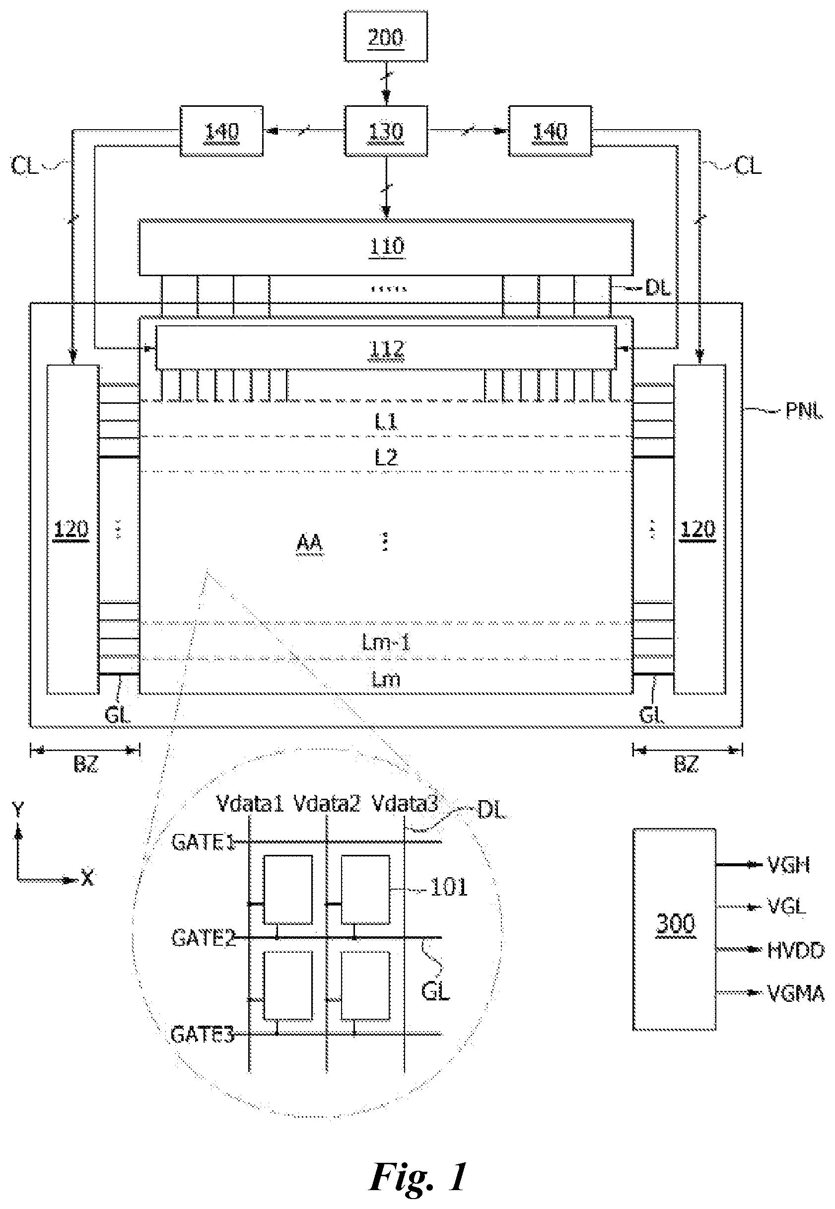 Patent US12333993 Figure 1 – Clock generator and display device including the same