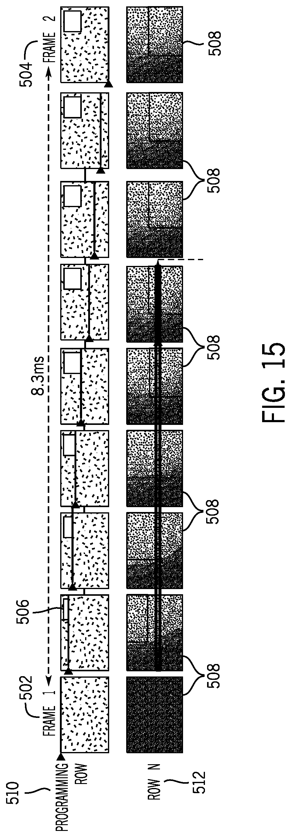 Patent US12333995 Figure 12 – Feedforward compensation of high-luminance banding Mura compensation