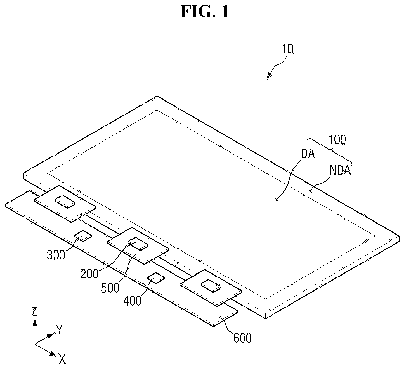 Patent US12333997 — Display device — Figure 1
