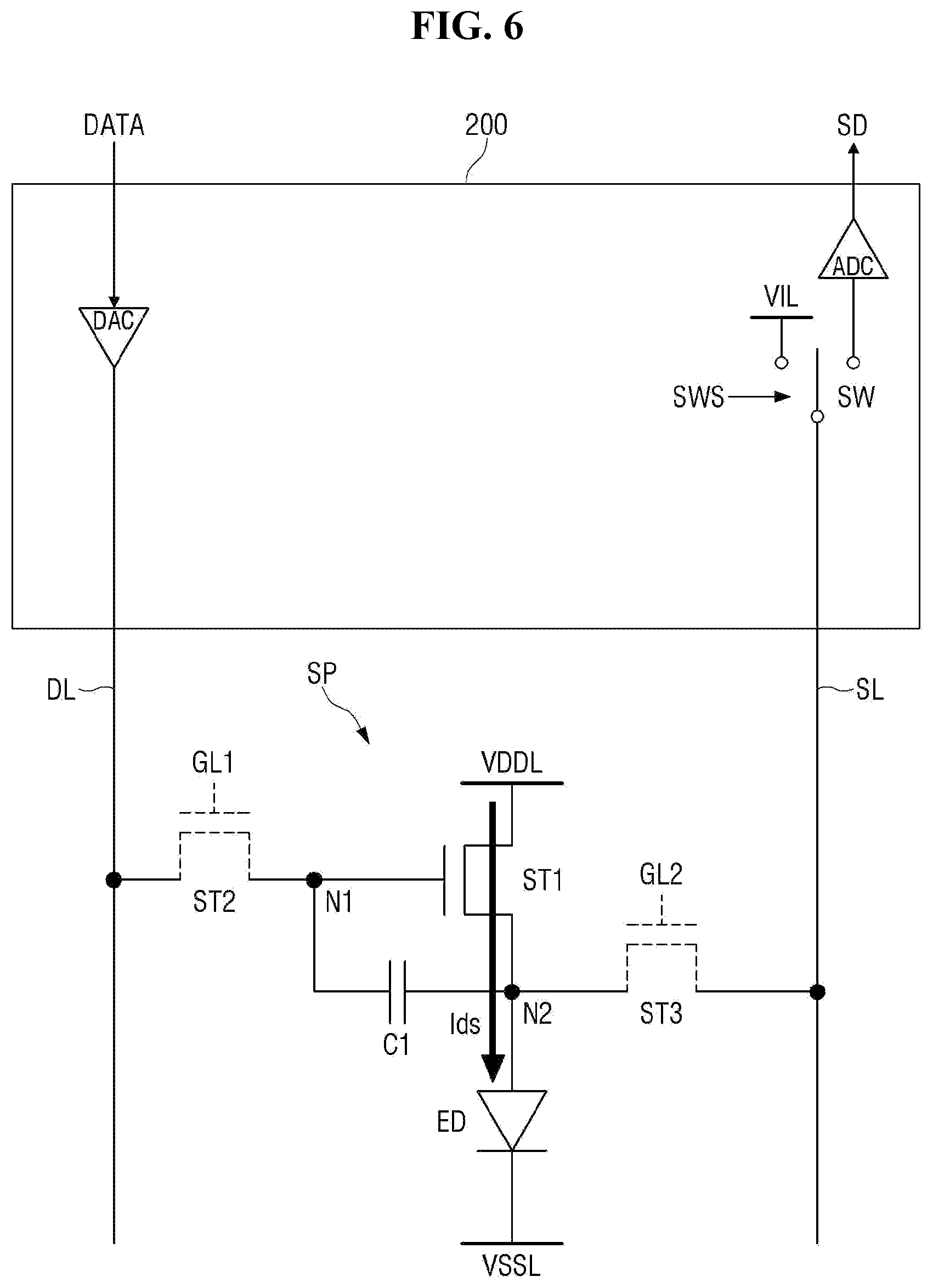 Patent US12333997 Figure 6 – Display device