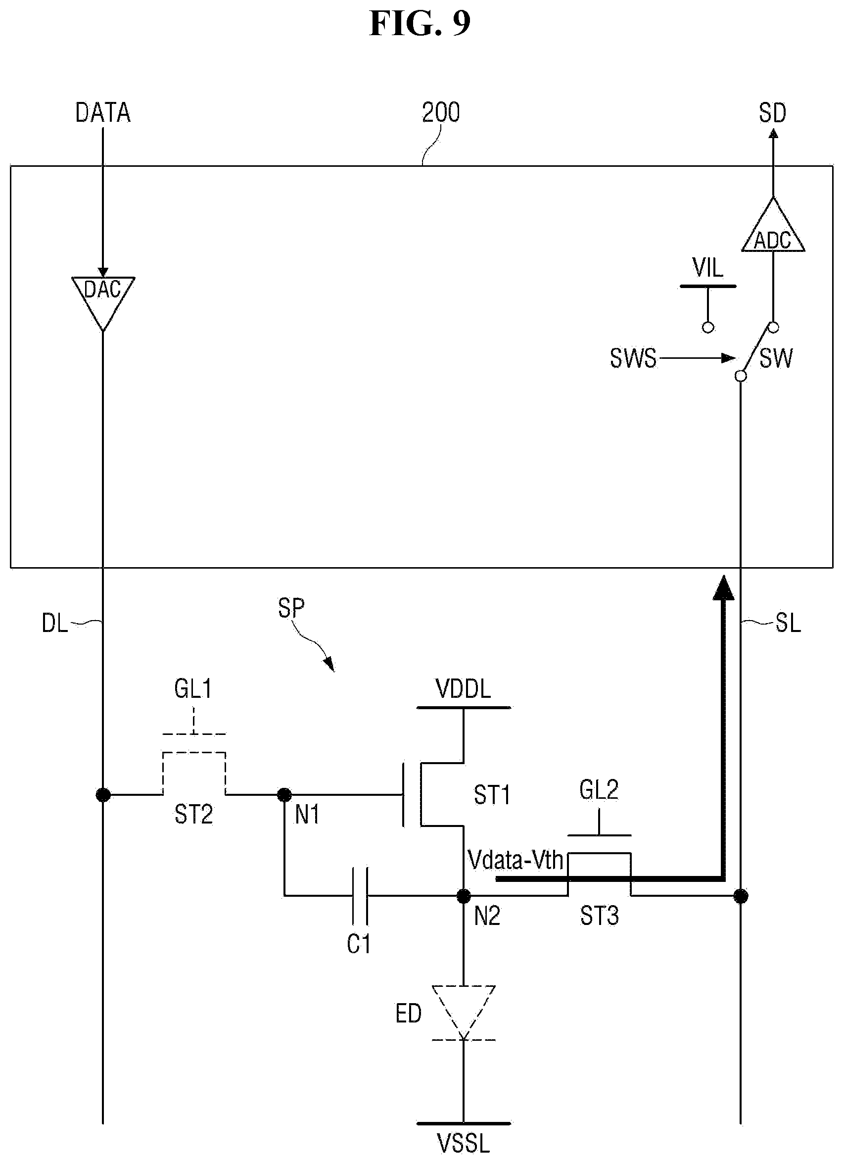 Patent US12333997 Figure 9 – Display device