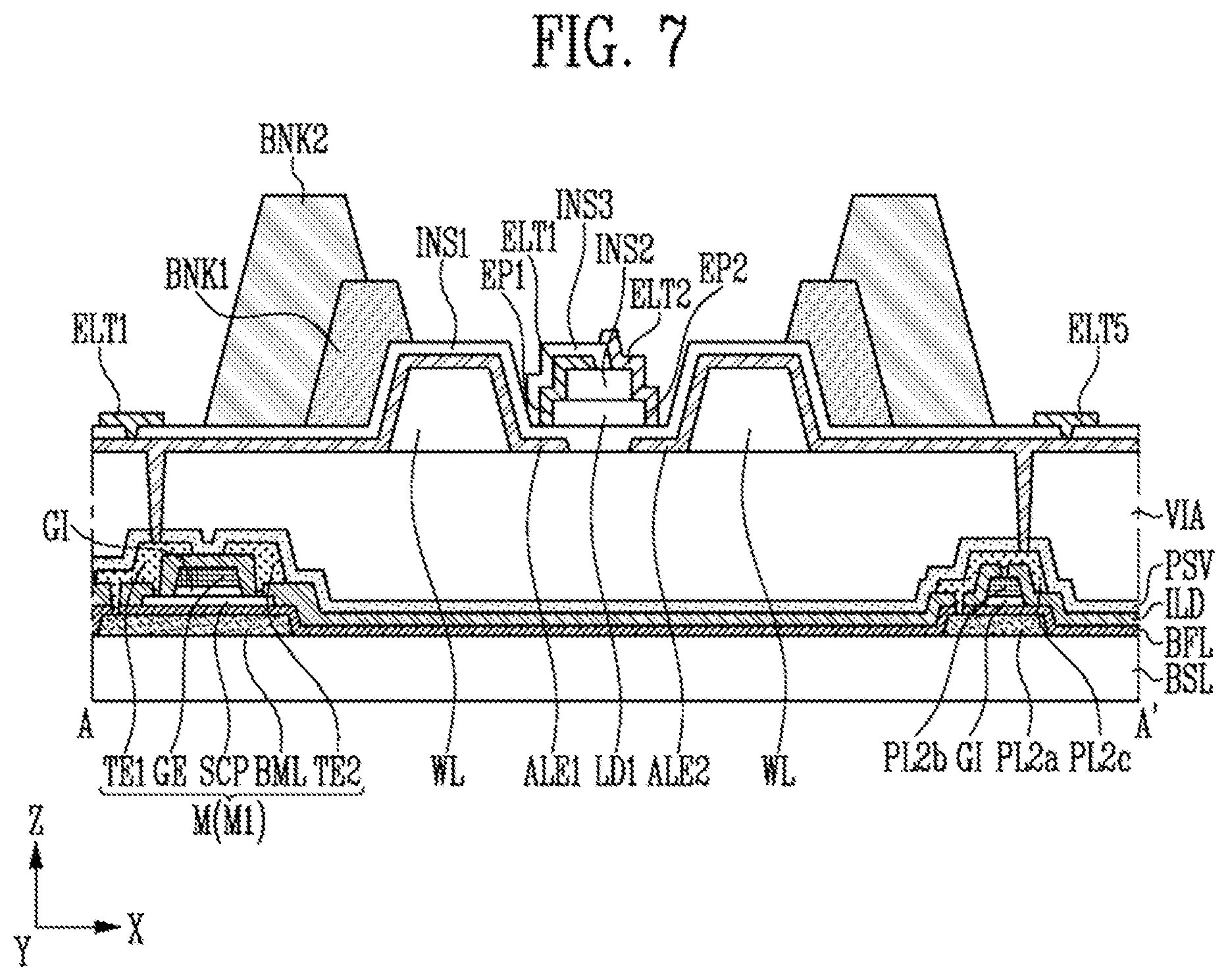 Patent US12333999 Figure 7 – Display device