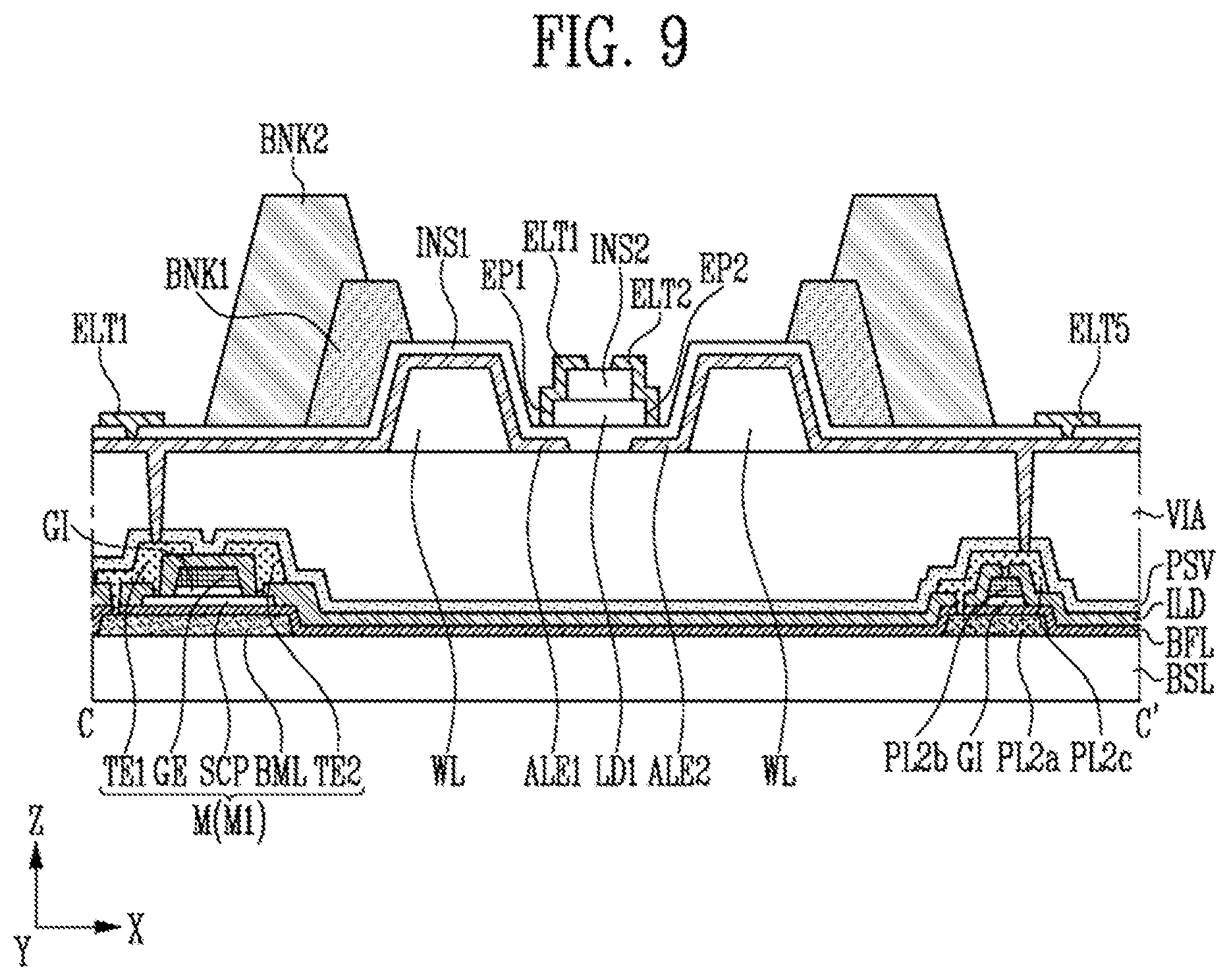 Patent US12333999 Figure 9 – Display device