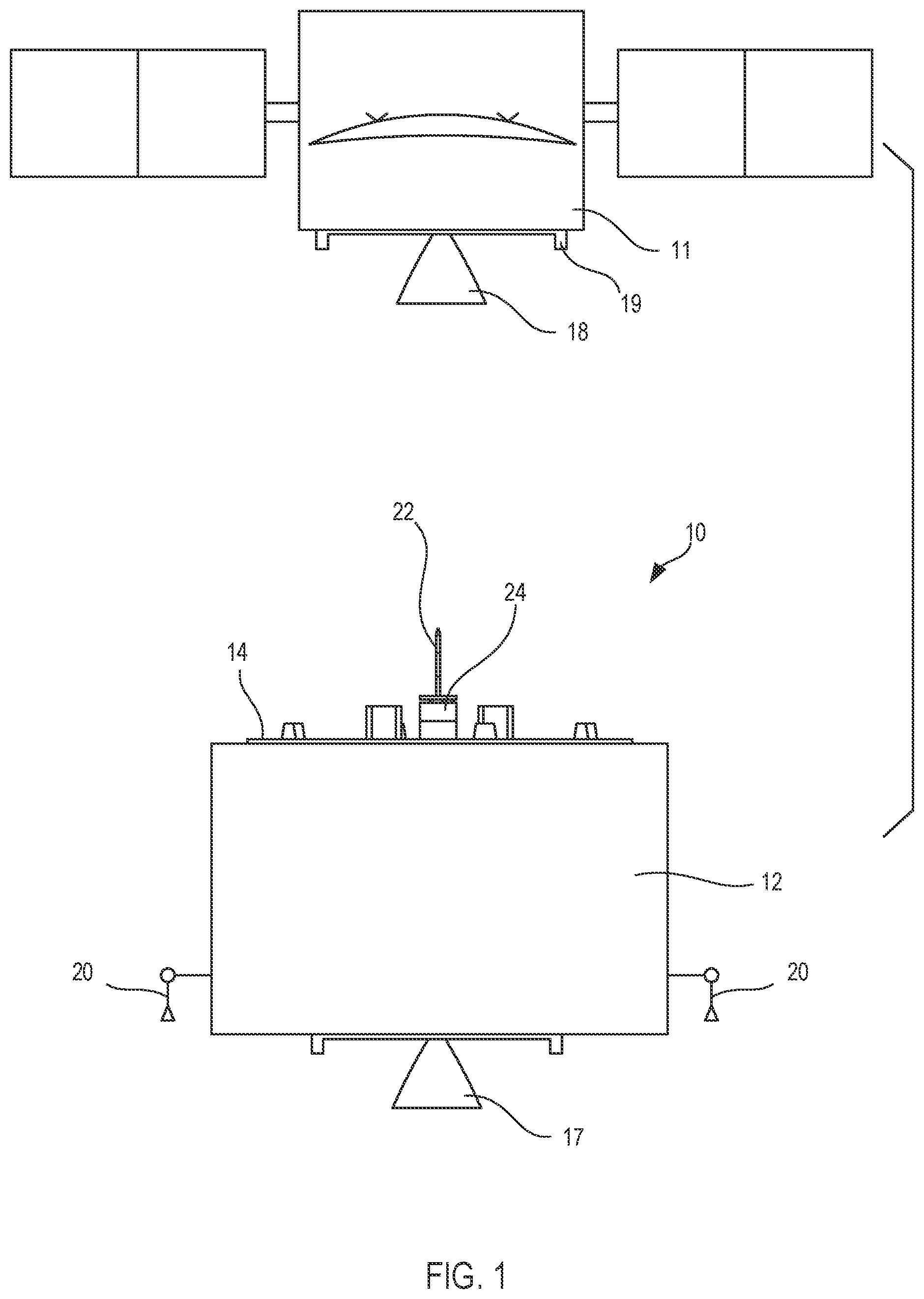 Patent US12338006 — Movable platforms for vehicle capture assemblies and related devices, assemblies, systems, and methods — Figure 1