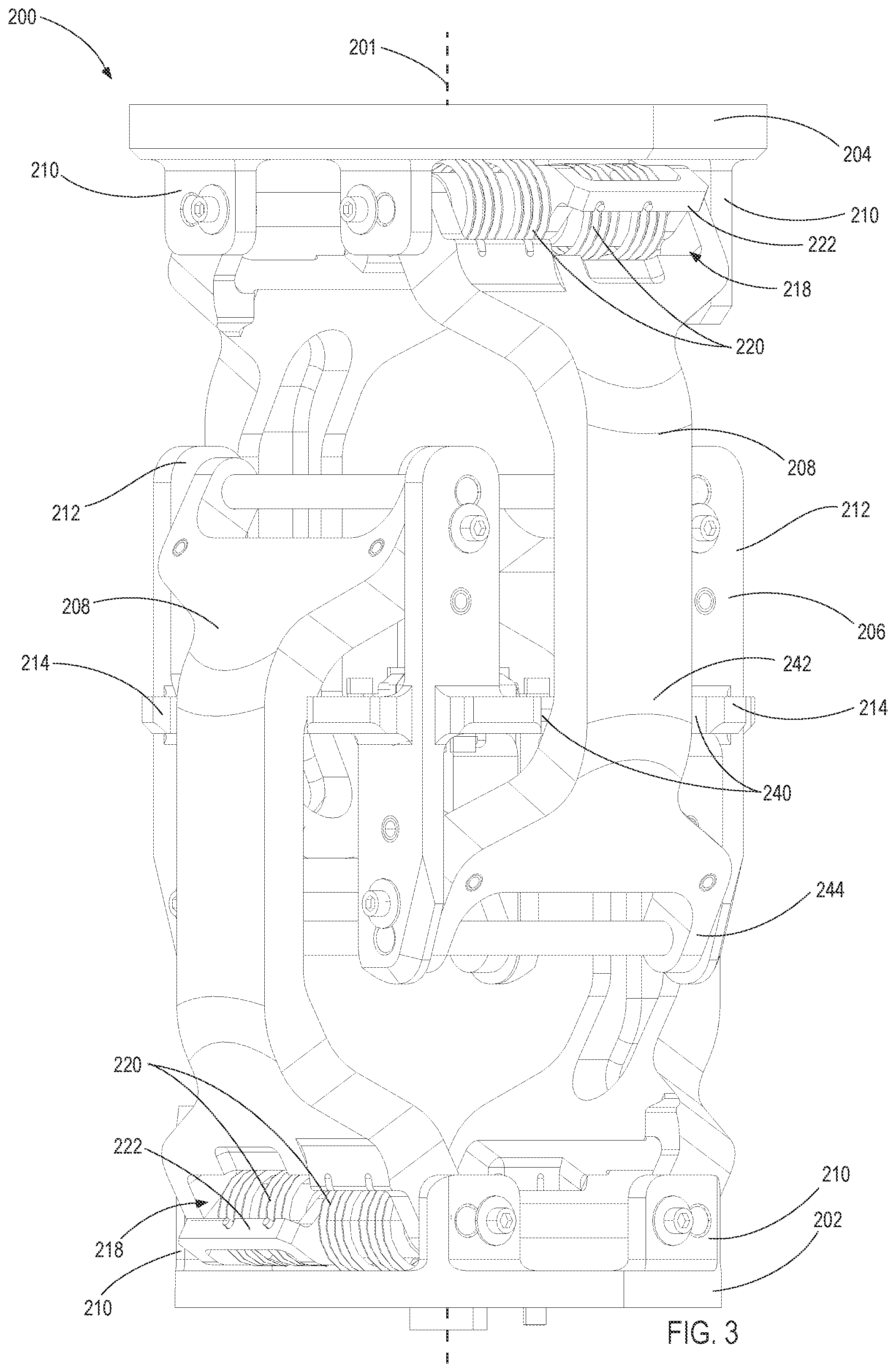 Patent US12338006 Figure 3 – Movable platforms for vehicle capture assemblies and related devices, assemblies, systems, and methods