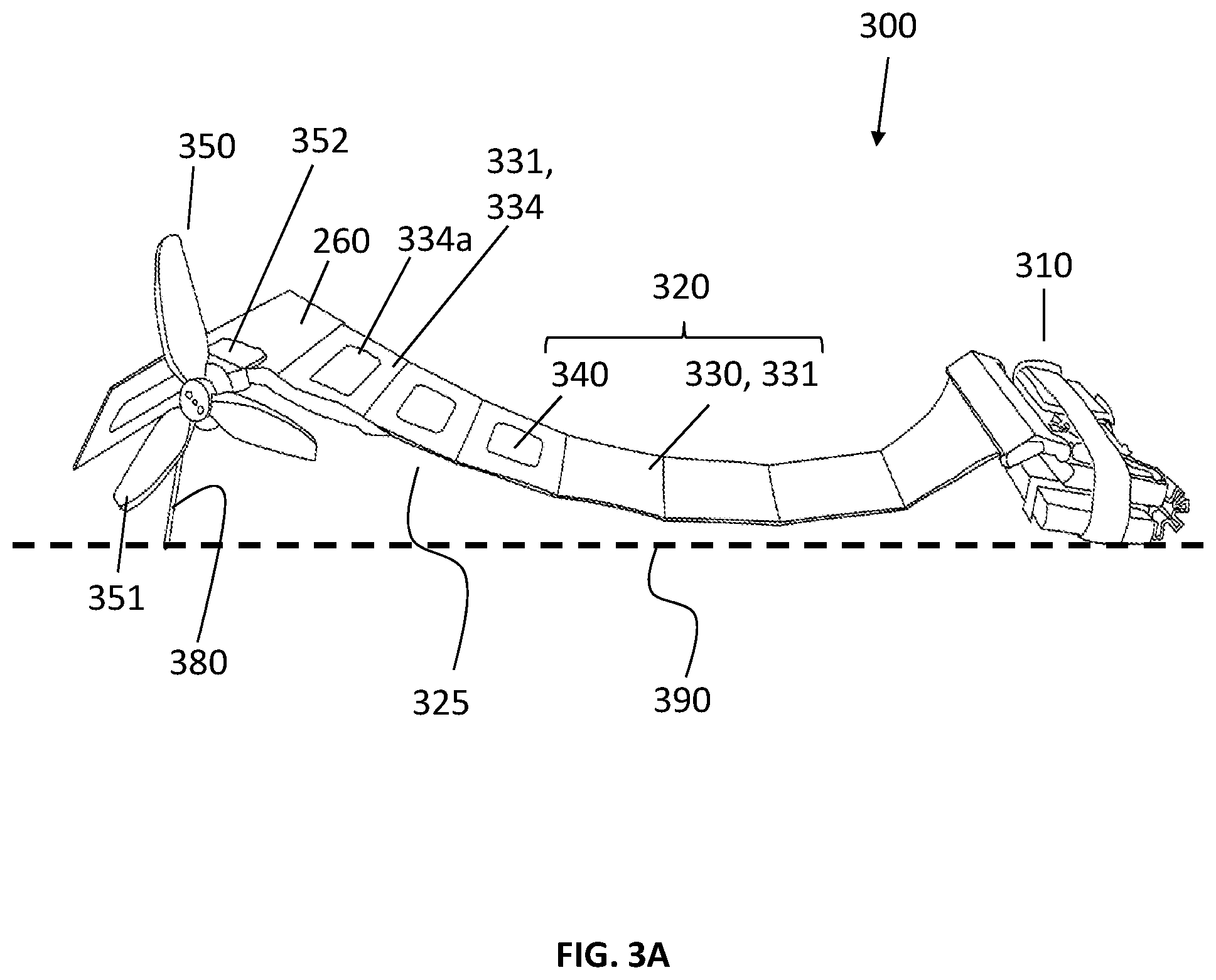 Patent US12338008 Figure 5 – Monocopter