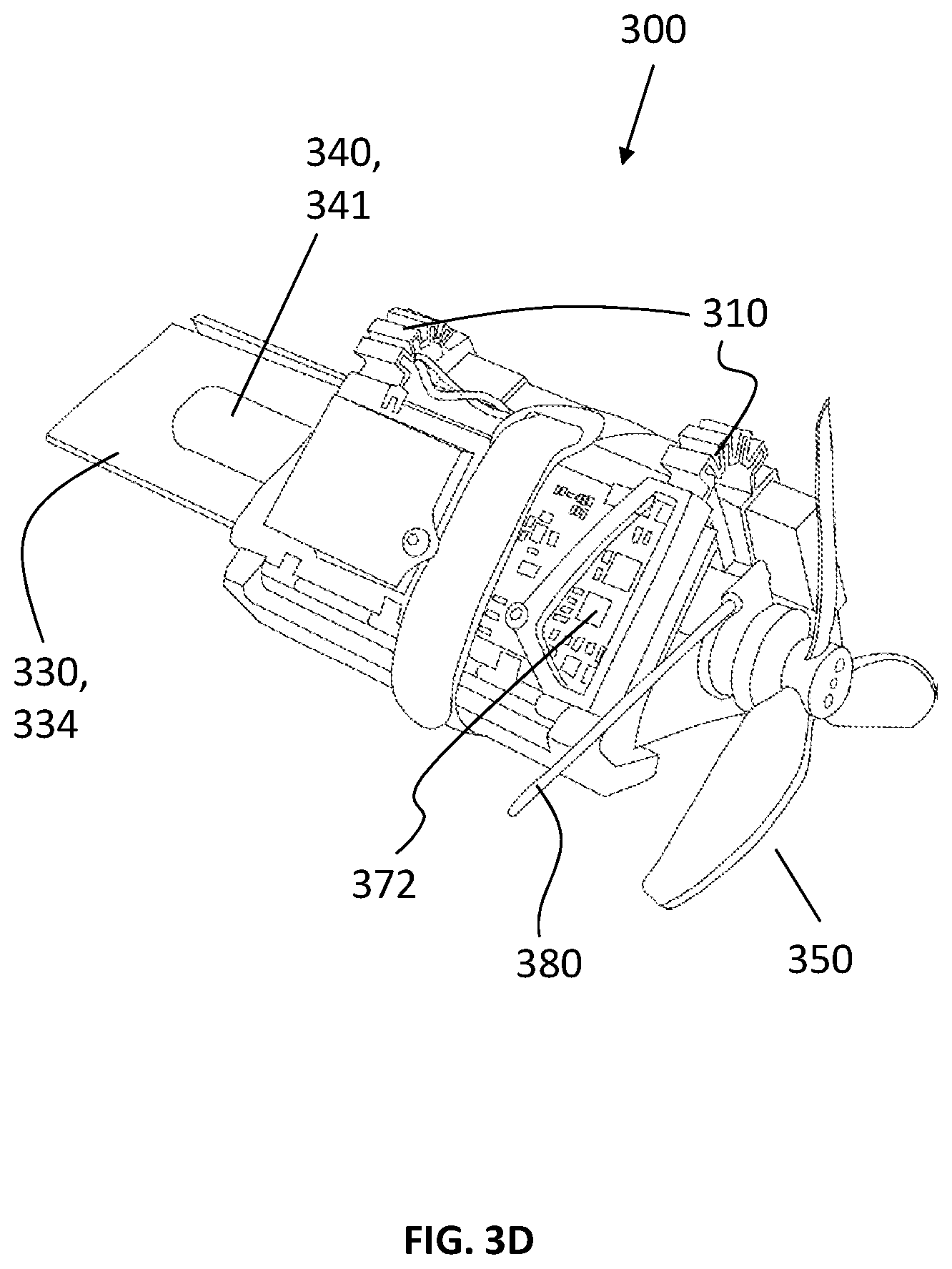 Patent US12338008 Figure 8 – Monocopter