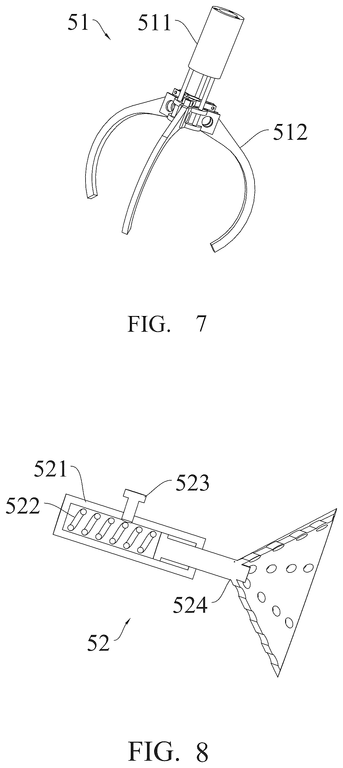 Patent US12338012 Figure 7 – System for recovering aerial target by using mechanical arm actuator in non-bearing mode