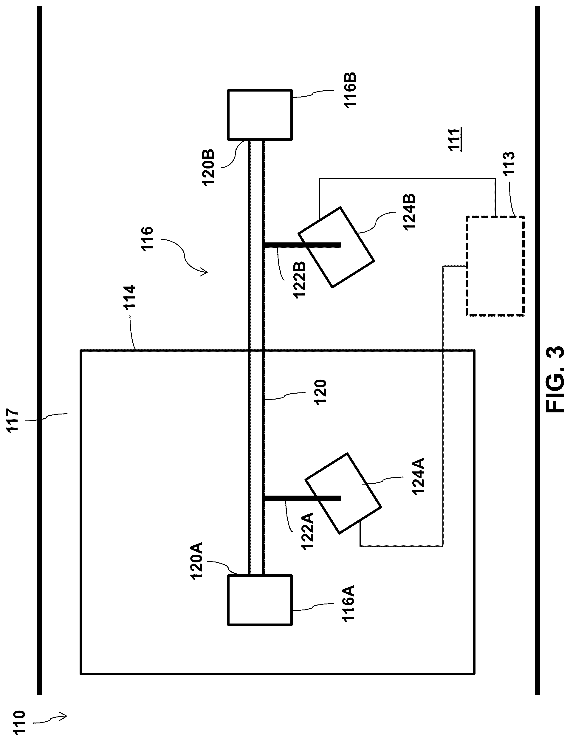 Patent US12338014 Figure 3 – Off-center parachute flight termination system including latch mechanism disconnectable by burn wire