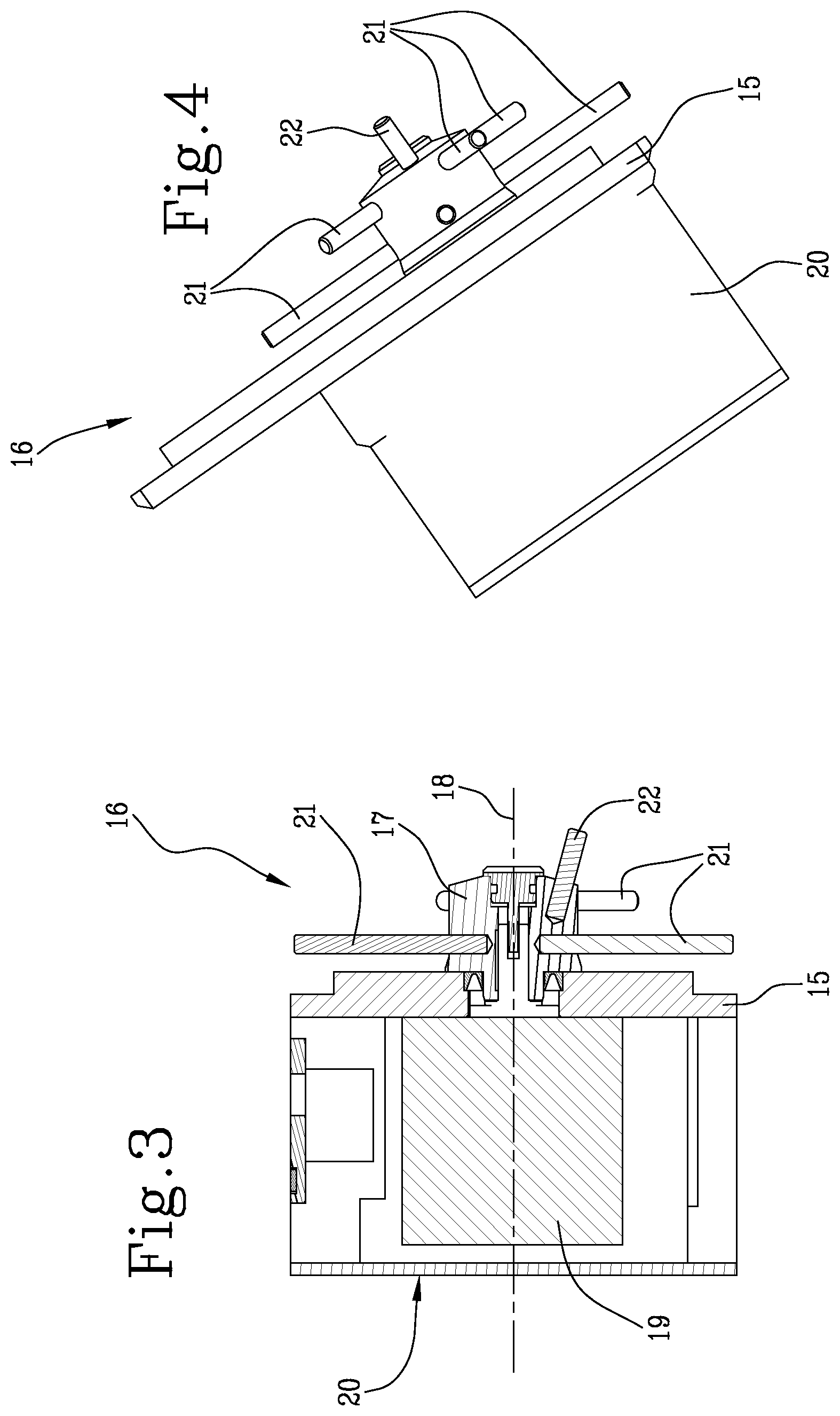 Patent US12338016 Figure 3 – Machine and a process for manufacturing pouches containing a cohesionless material