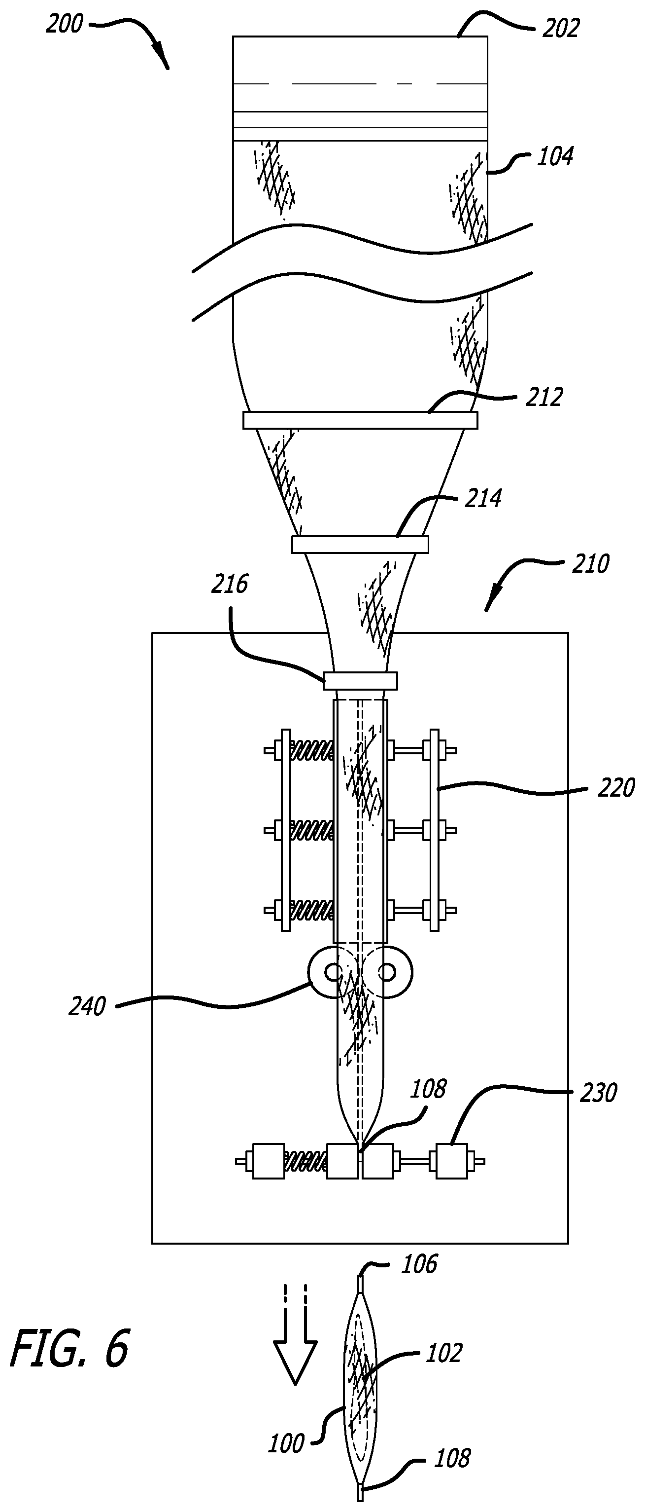 Patent US12338017 Figure 6 – Method for manufacturing biodegradable pillow tea bags containing whole leaf tea