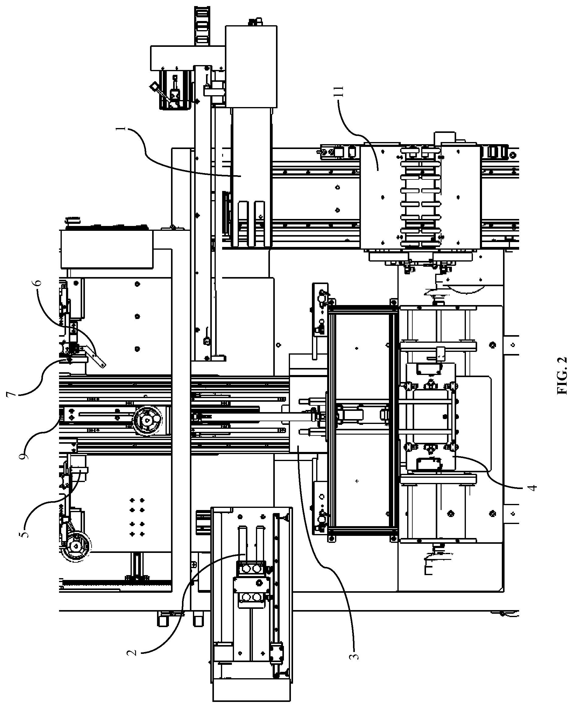 Patent US12338019 Figure 2 – Packing apparatus for loading compressible articles