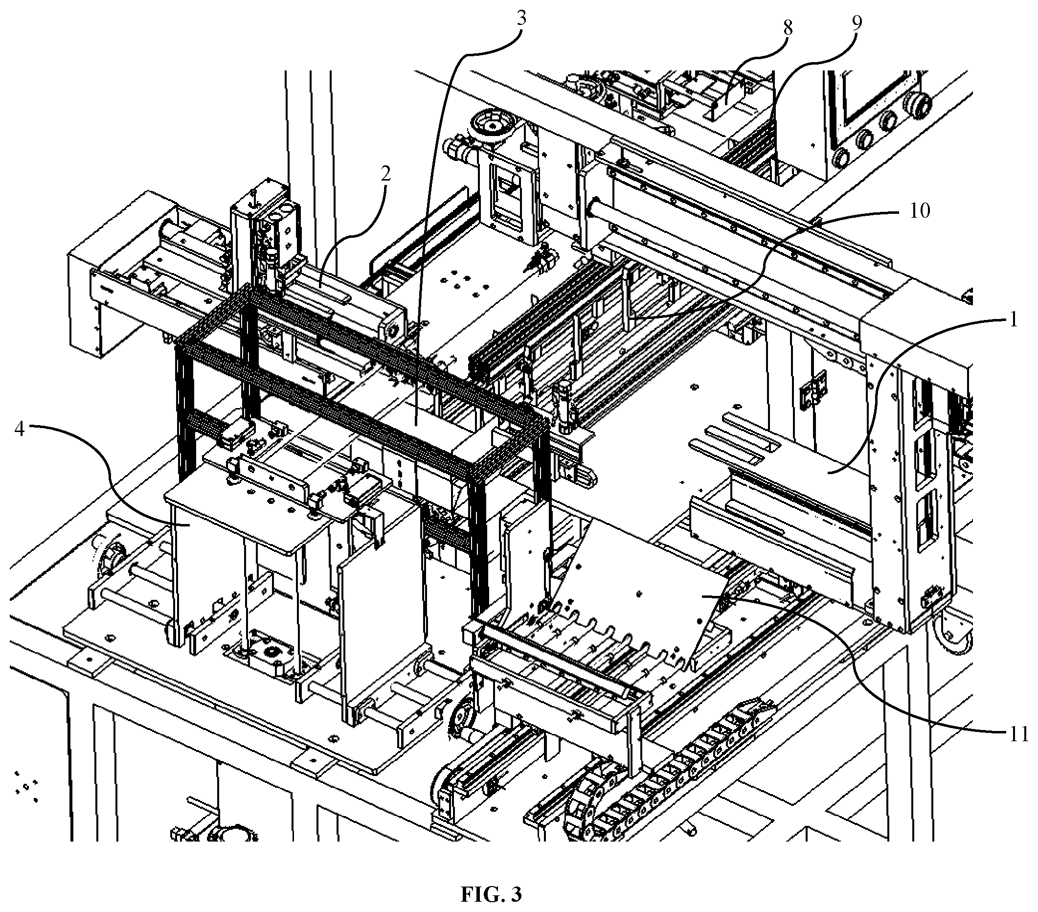 Patent US12338019 Figure 3 – Packing apparatus for loading compressible articles