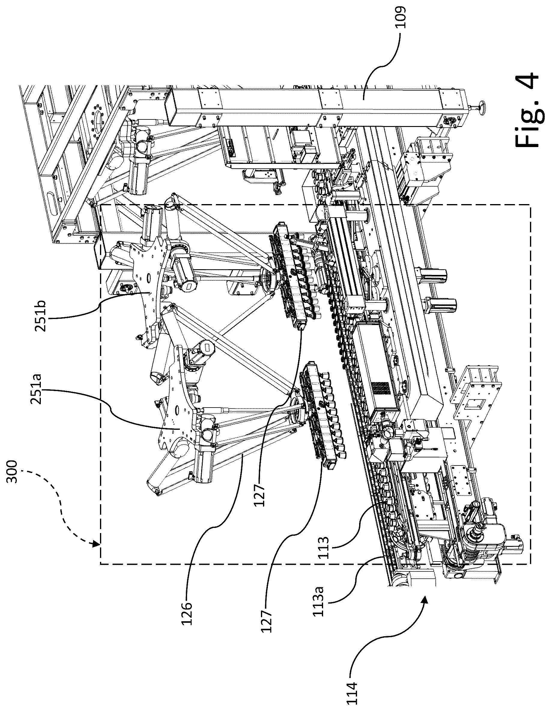 Patent US12338021 Figure 4 – Packaging device and process for articles to be packaged