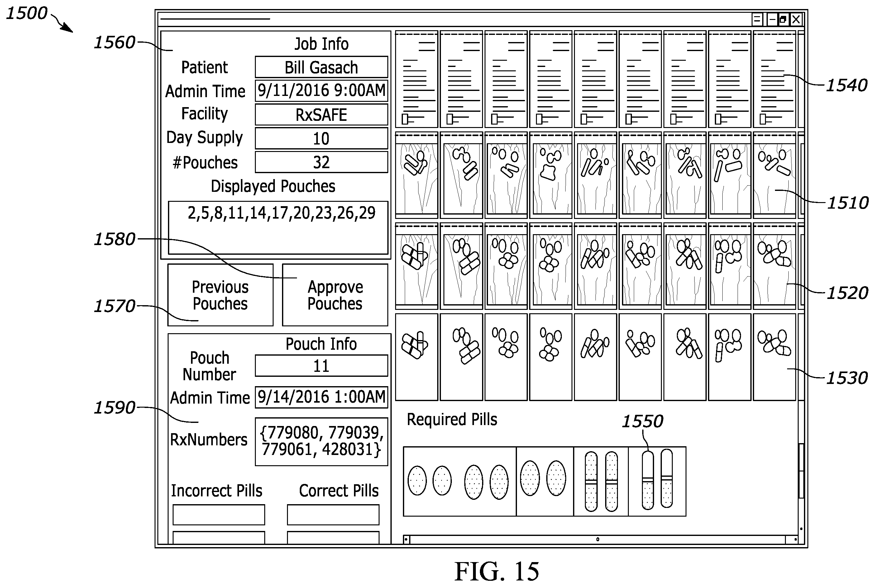 Patent US12338024 Figure 11 – Sorting system for a medication packaging system