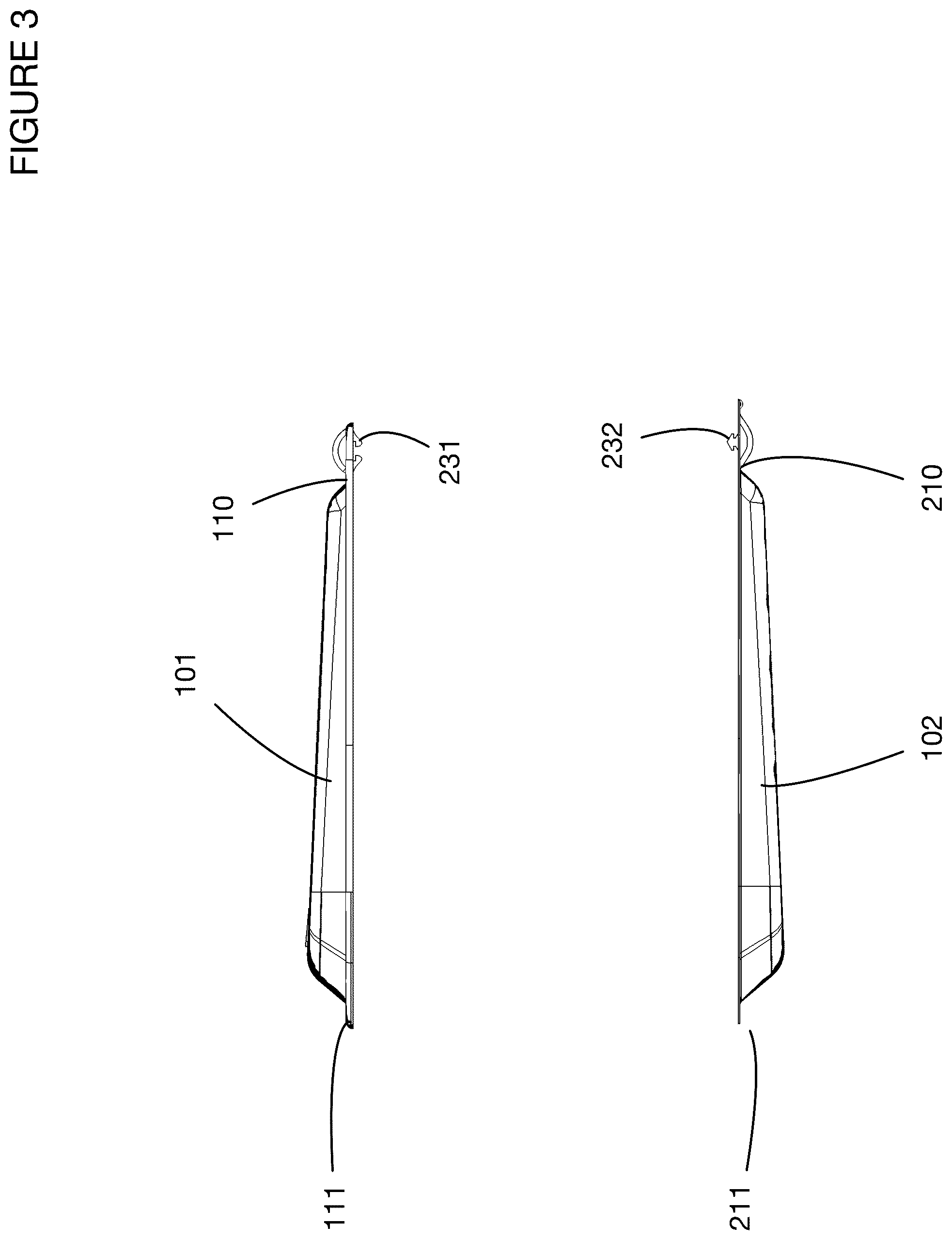 Patent US12338027 Figure 3 – Elastomeric container with integrated leak resistant seal and pressure shield