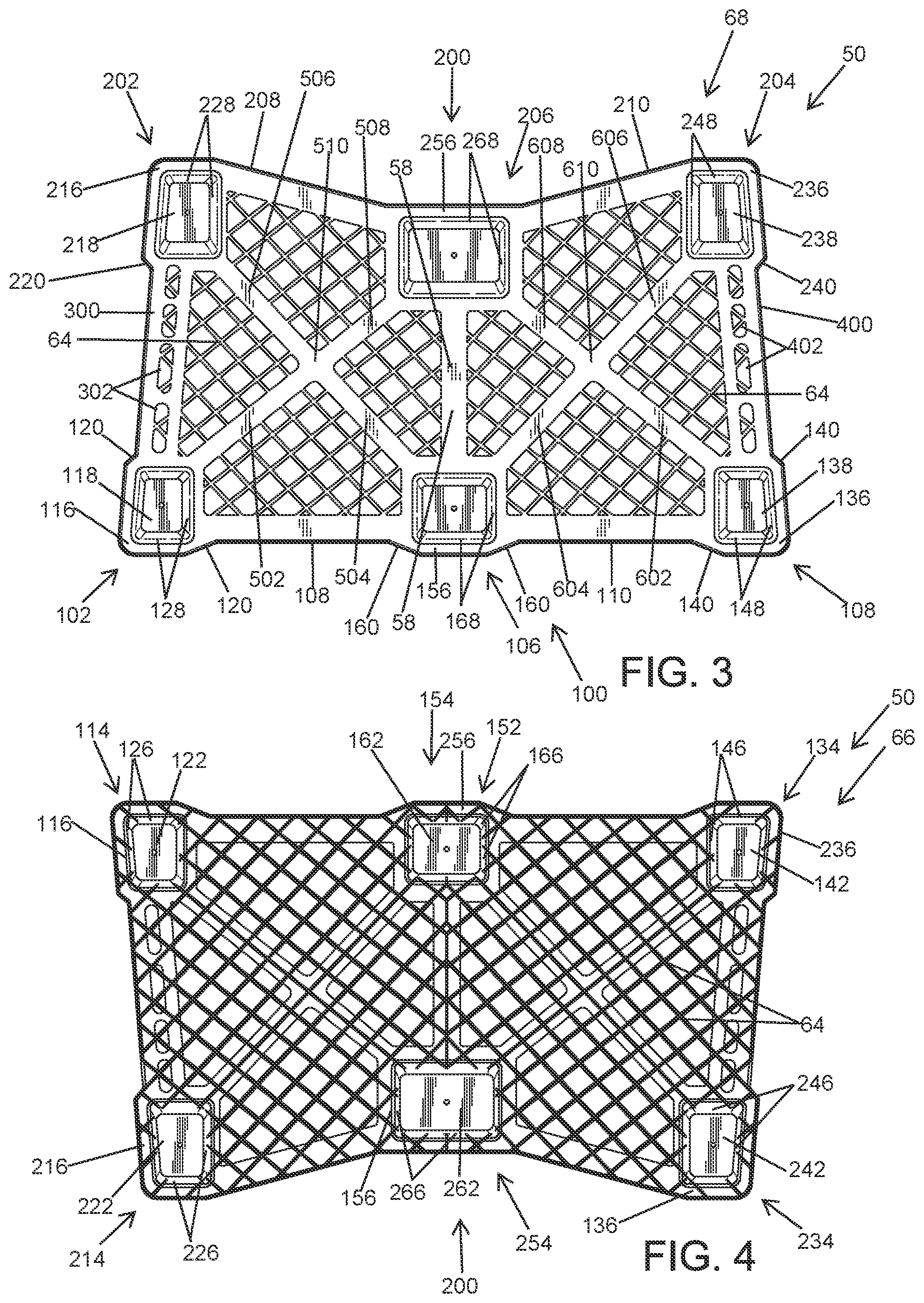 Patent US12338028 Figure 2 – Shipping tray for bench system and method