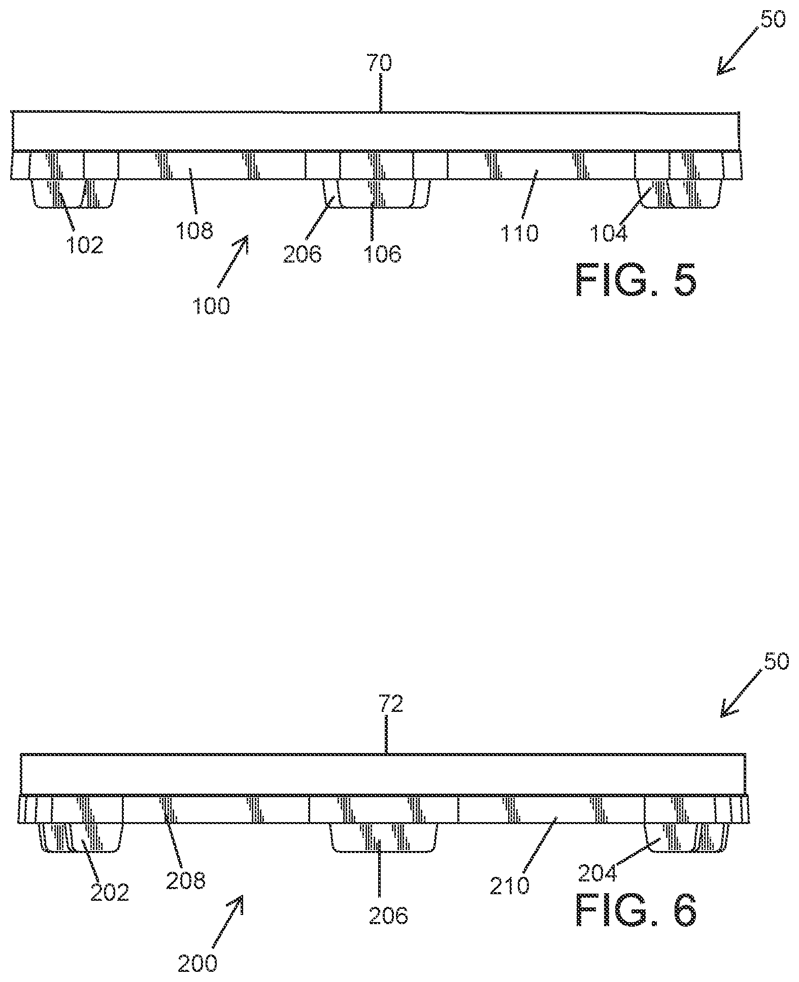 Patent US12338028 Figure 3 – Shipping tray for bench system and method