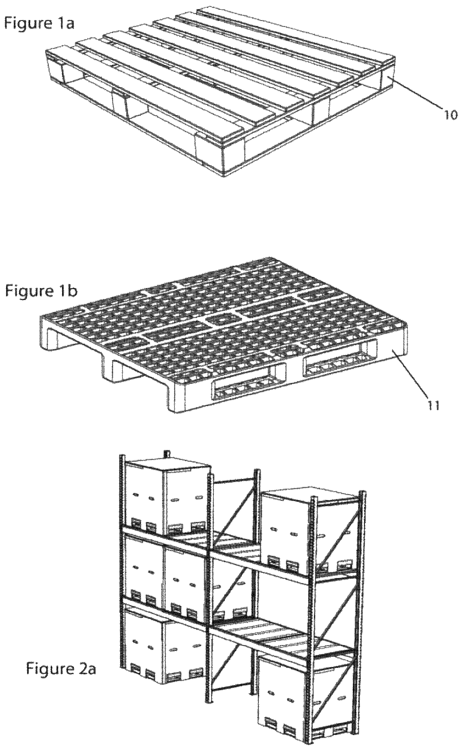 Patent US12338029 Figure 1 – Transport and storage enclosure