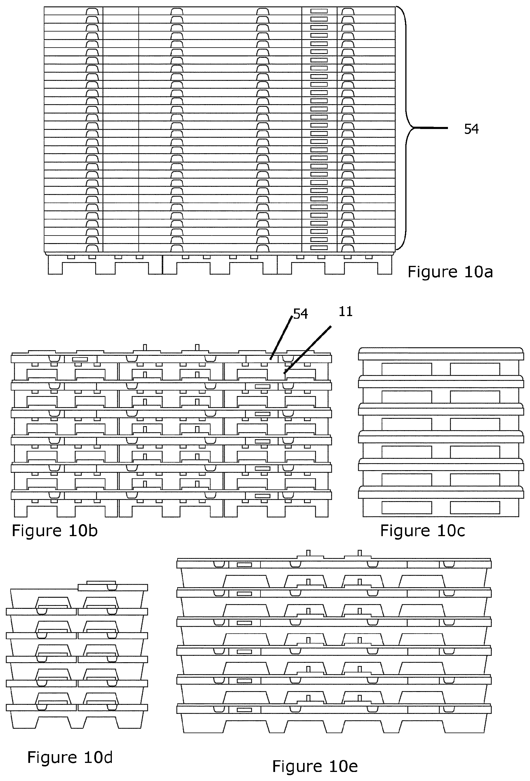 Patent US12338029 Figure 10 – Transport and storage enclosure