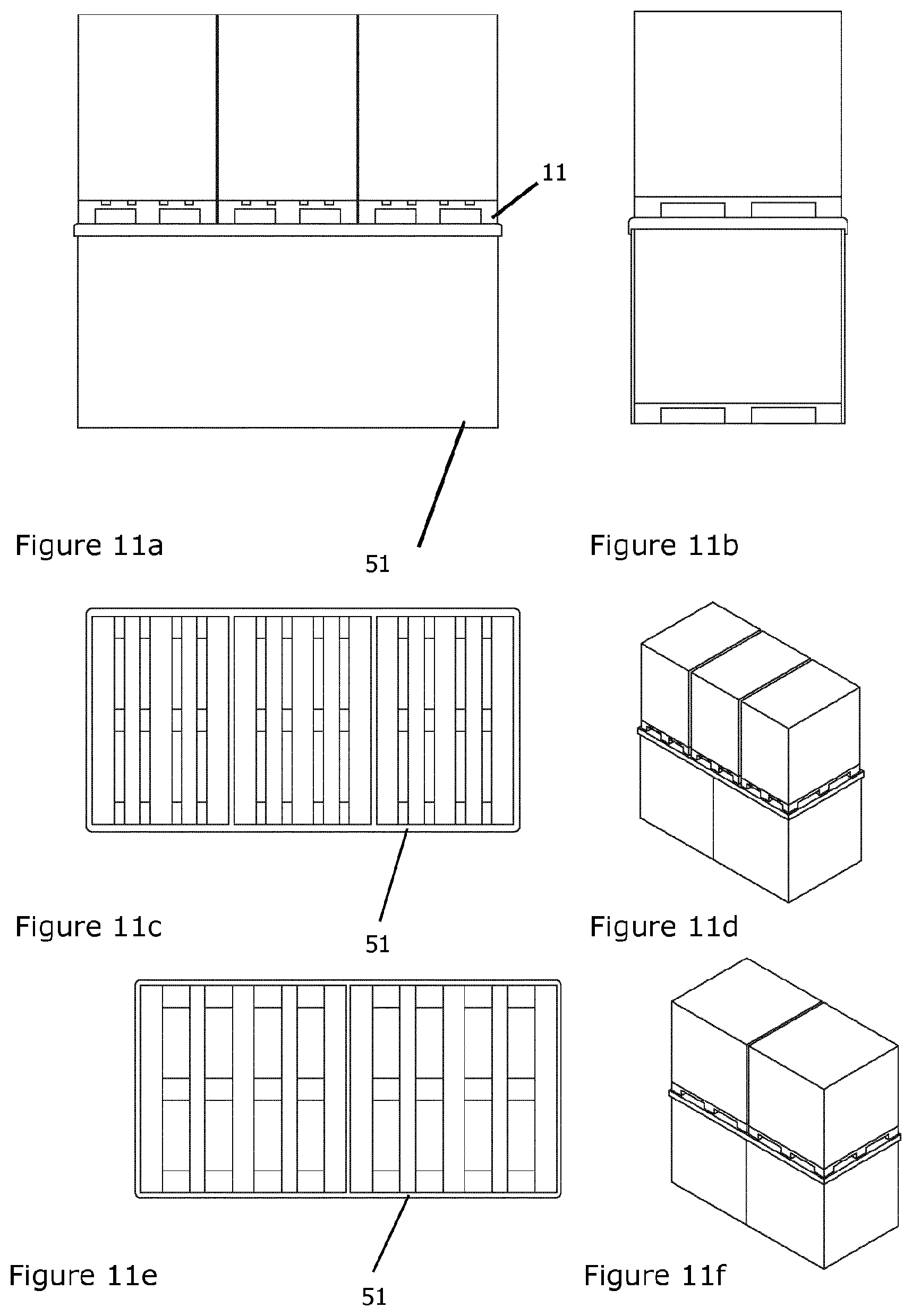 Patent US12338029 Figure 11 – Transport and storage enclosure