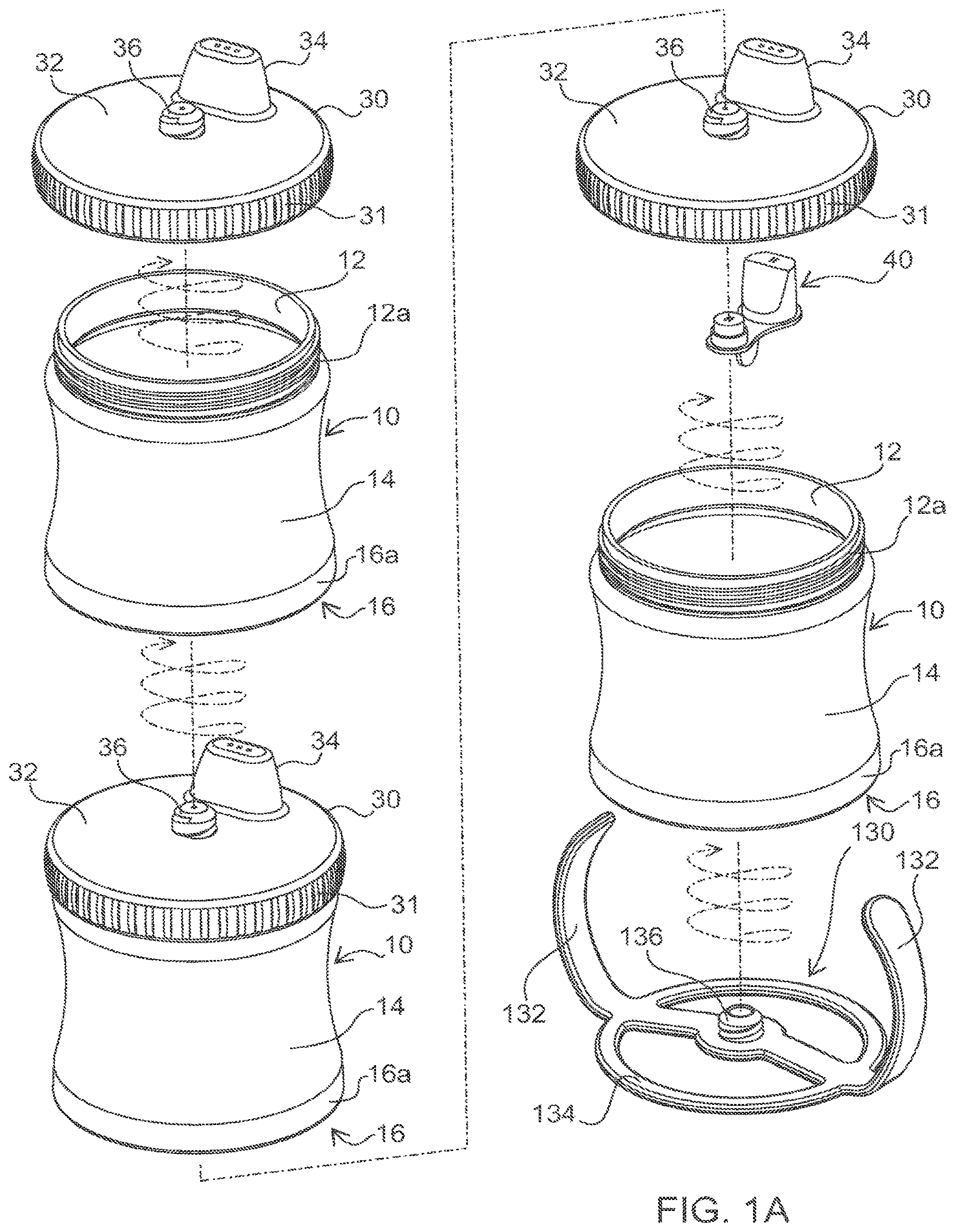 Patent US12338031 Figure 2 – Stackable cup
