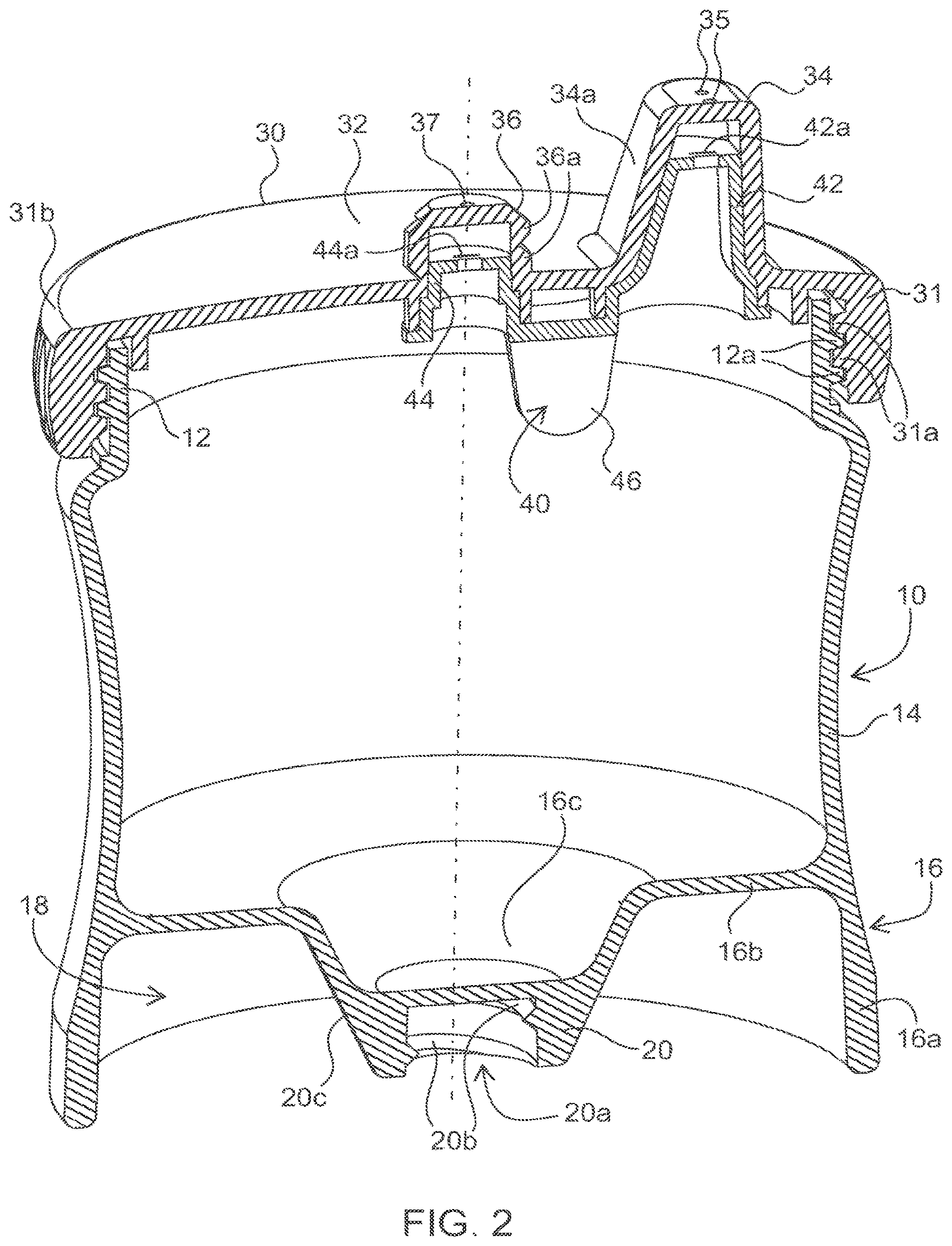Patent US12338031 Figure 3 – Stackable cup
