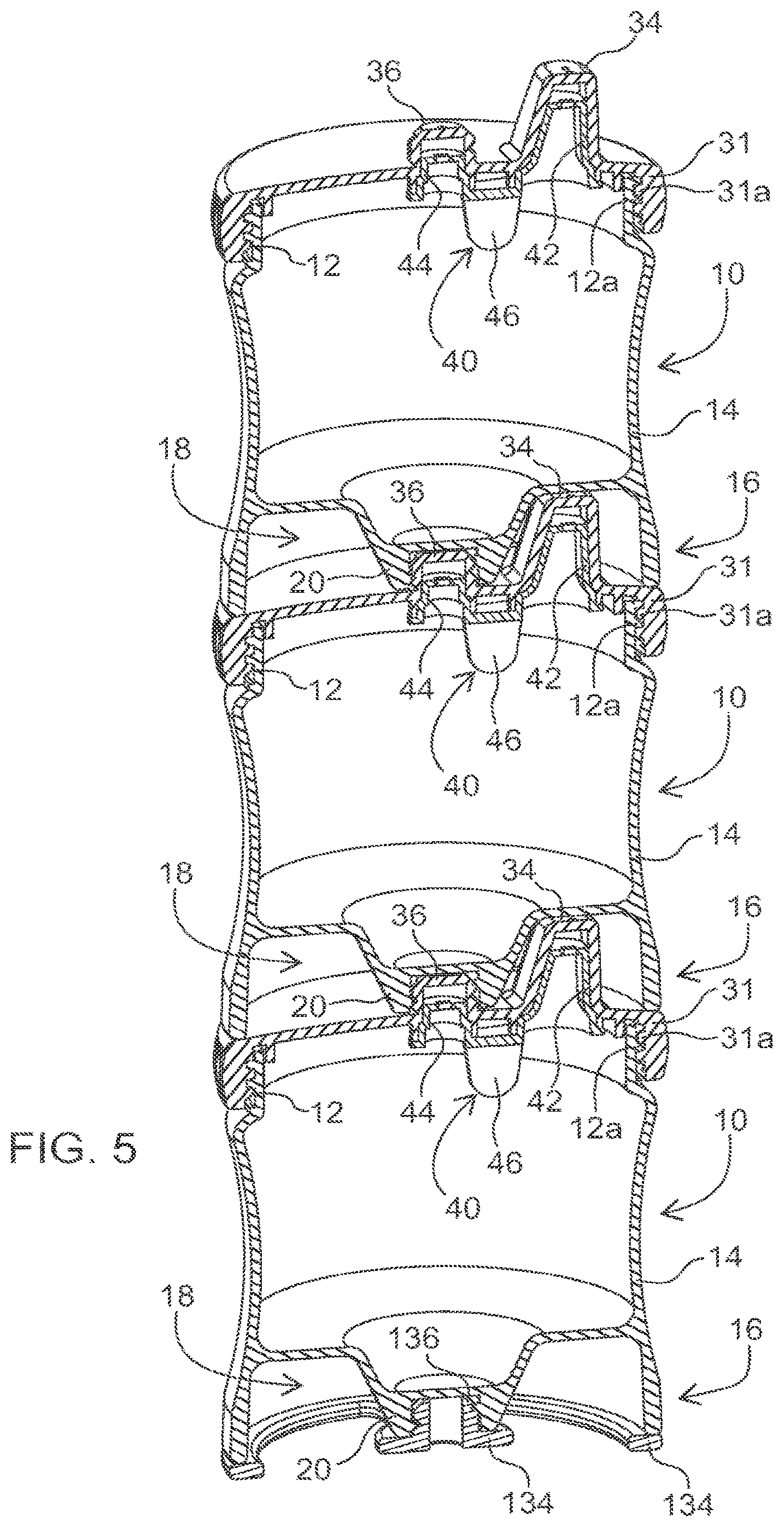 Patent US12338031 Figure 6 – Stackable cup
