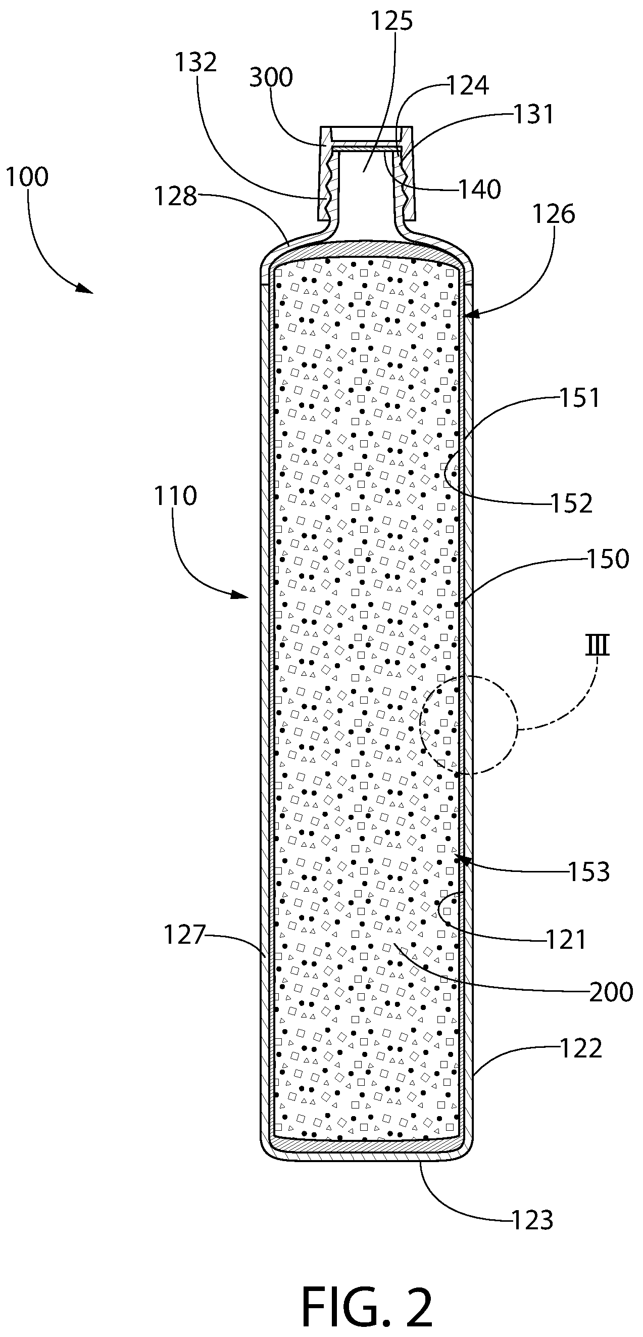 Patent US12338034 Figure 2 – Packaged product and method of manufacturing and using the same