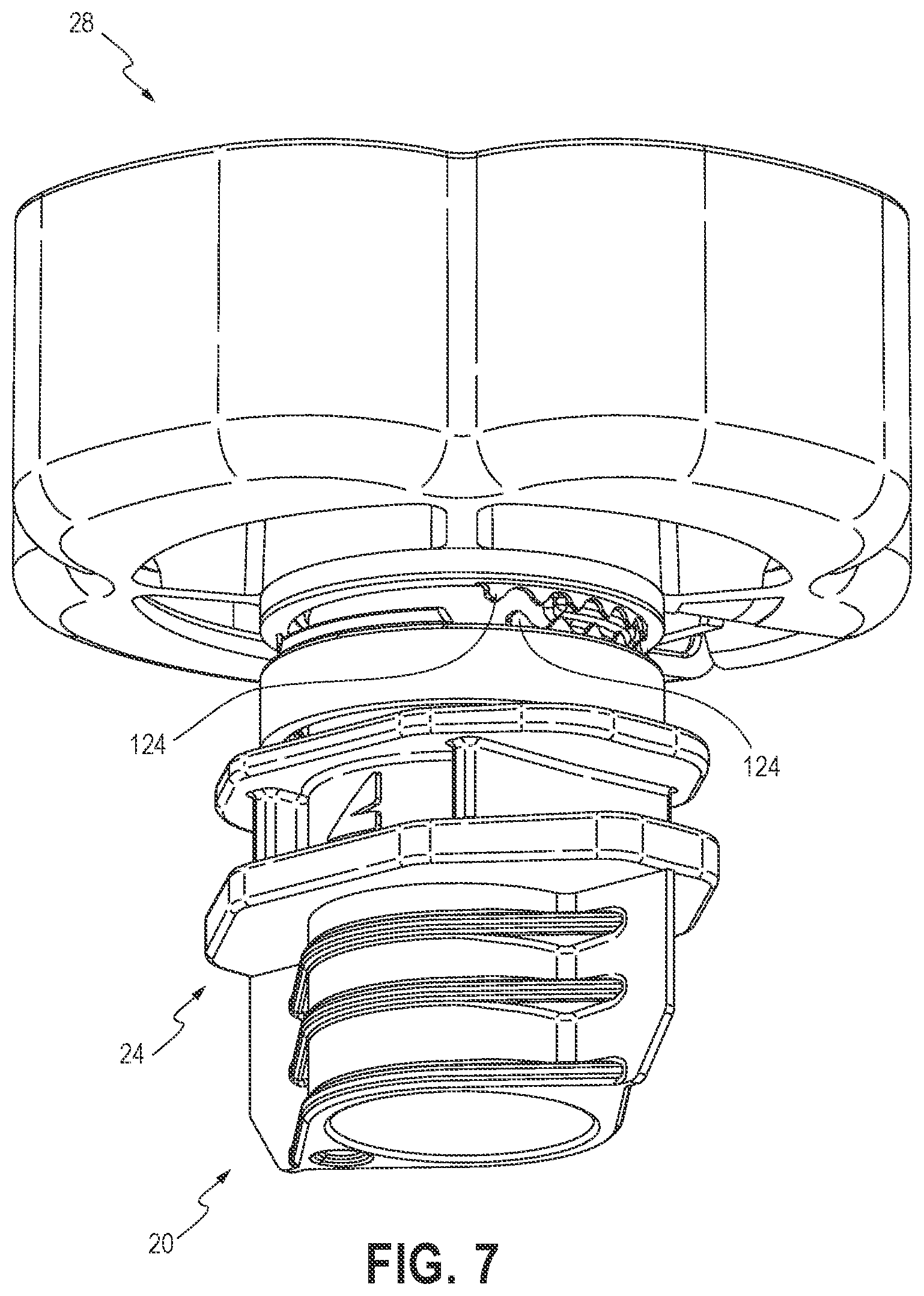 Patent US12338036 Figure 8 – Closure for a container and components for a closure