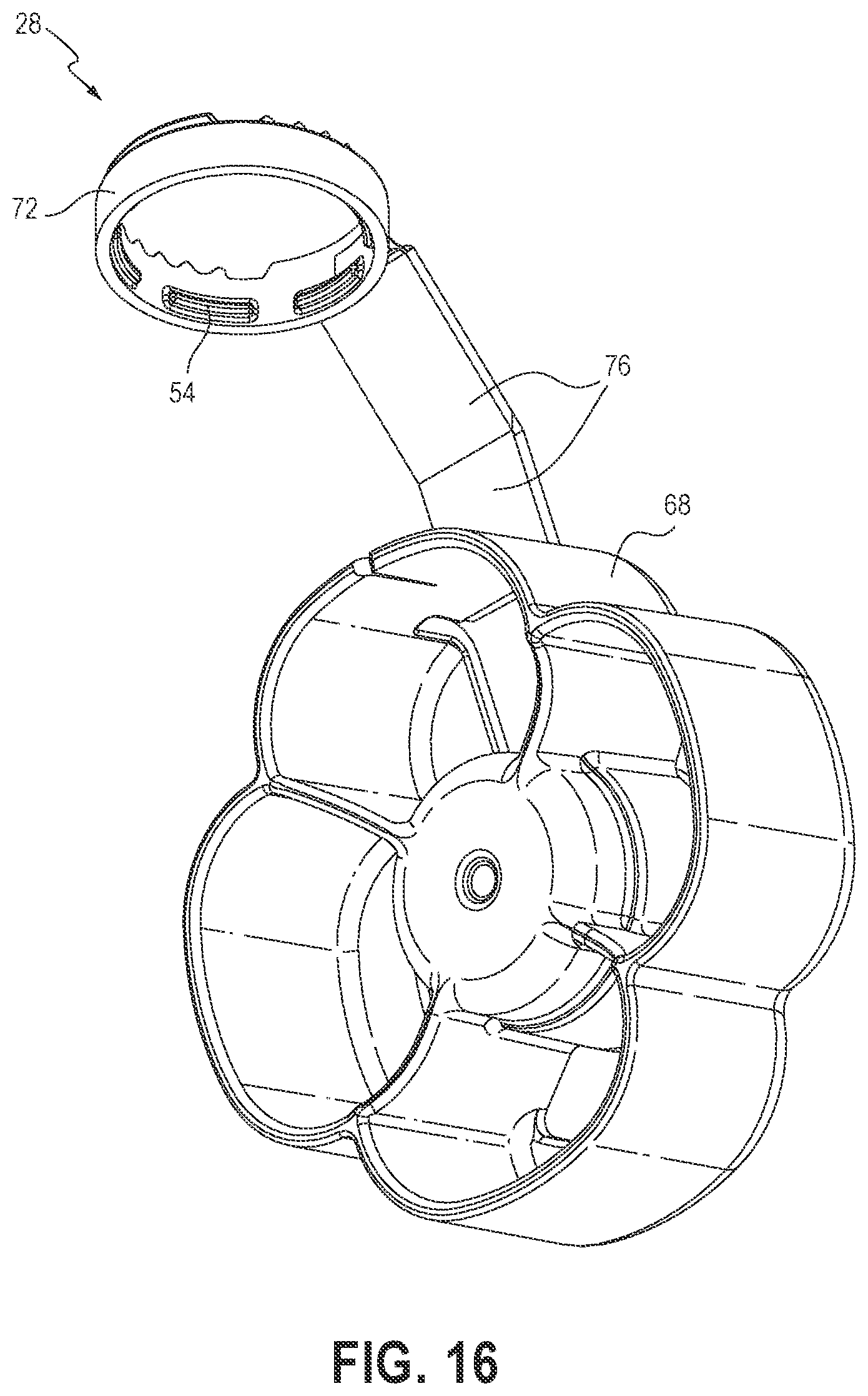 Patent US12338036 Figure 17 – Closure for a container and components for a closure