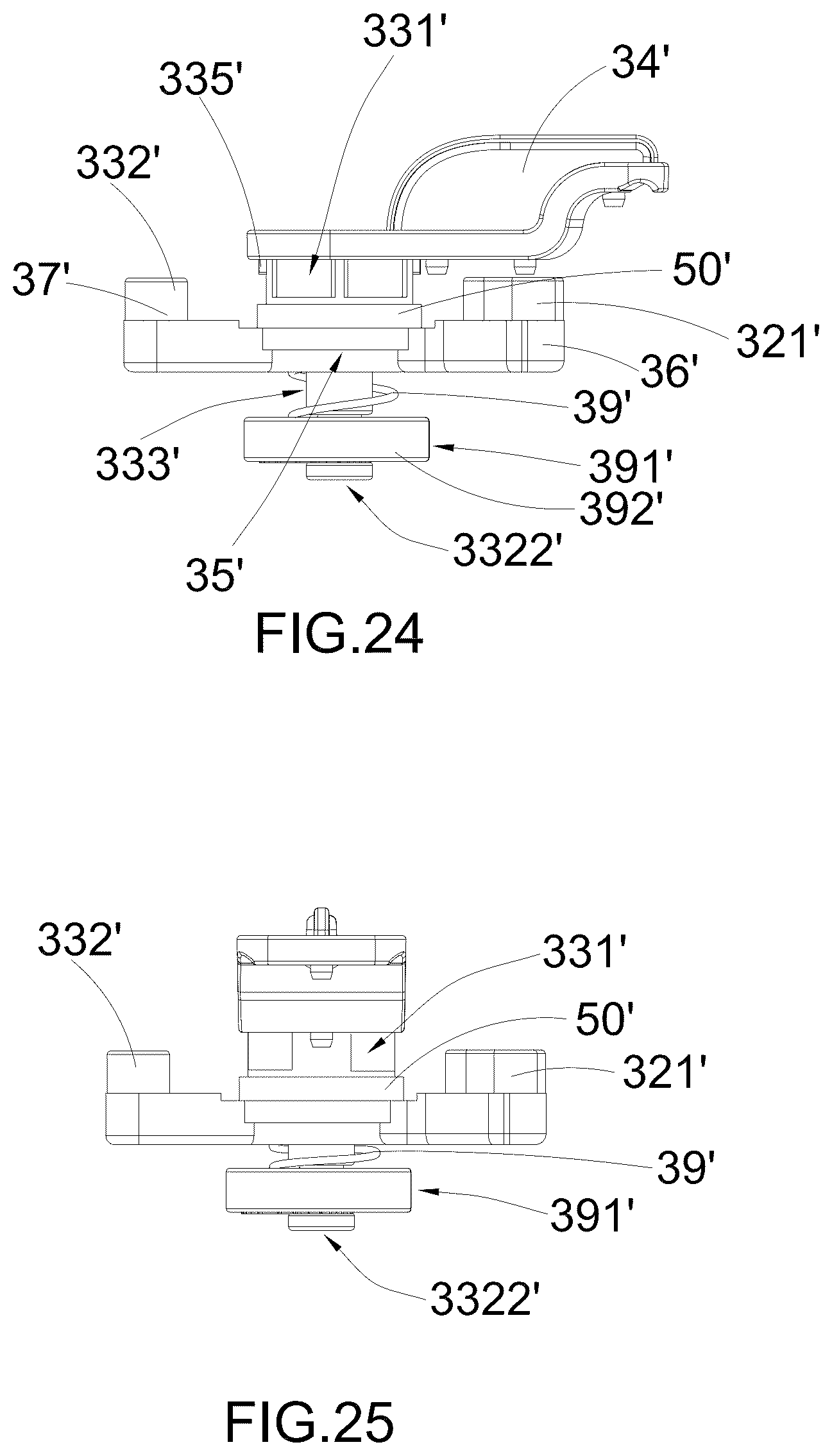 Patent US12338037 Figure 18 – Beverage container with rotatable sealing arrangement