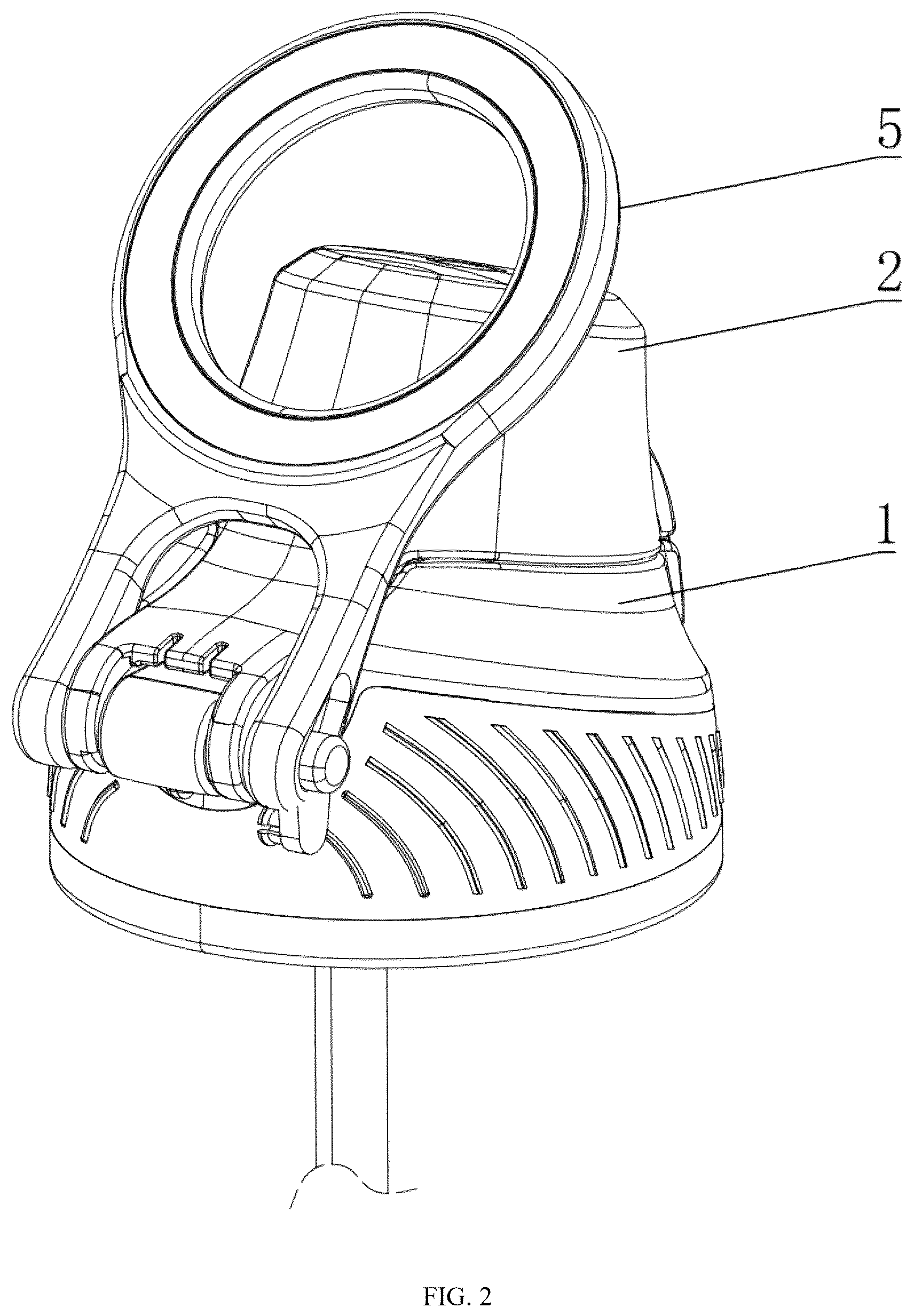 Patent US12338038 Figure 2 – Multifunctional double drinking cup cover