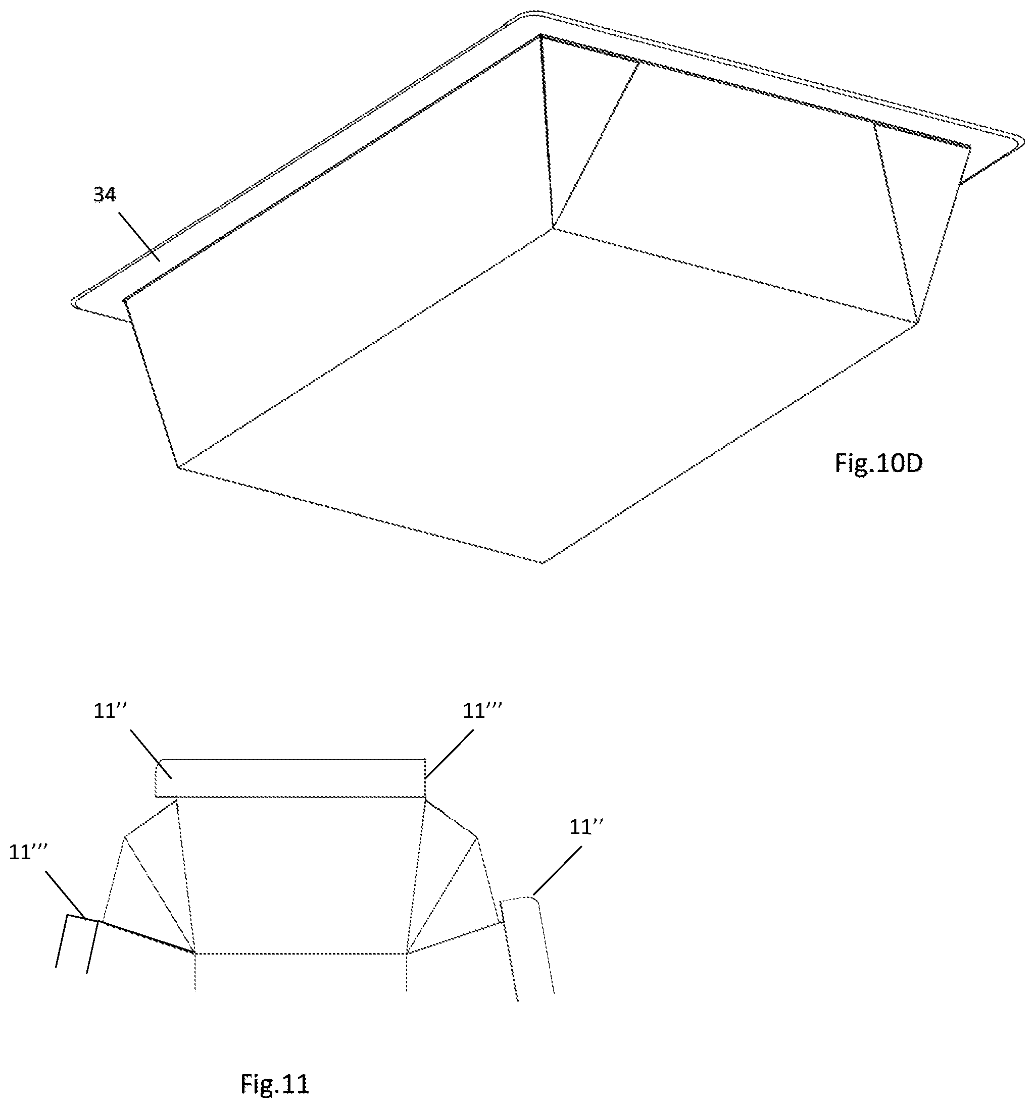 Patent US12338039 Figure 10 – Cardboard box for holding content, and a method for using such